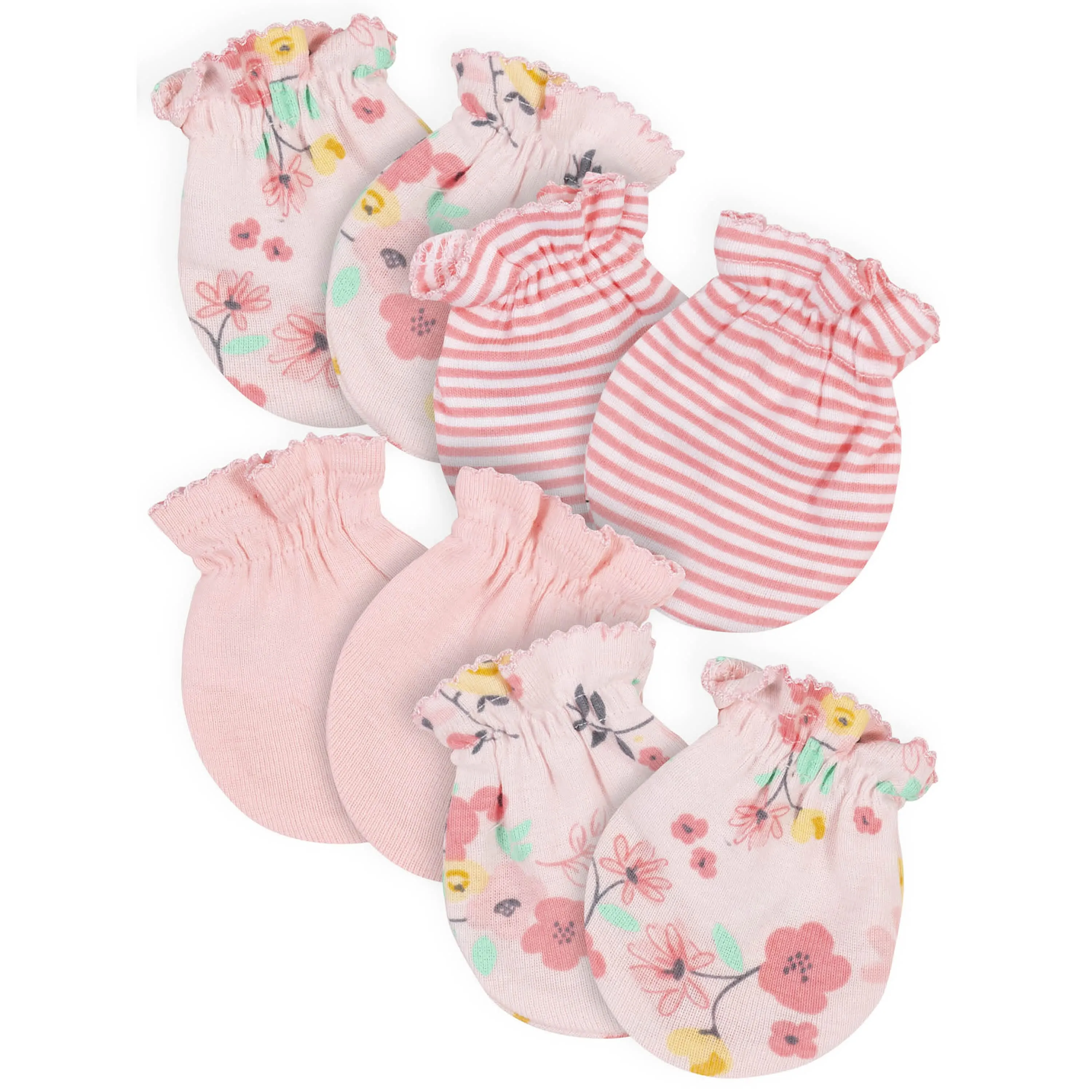 25-Piece Baby Girls Love You Onesies Bodysuit, Sleep 'N Play, Take-Me-Home Set, Bib, Burp Cloth, Socks, Caps and Mittens Set