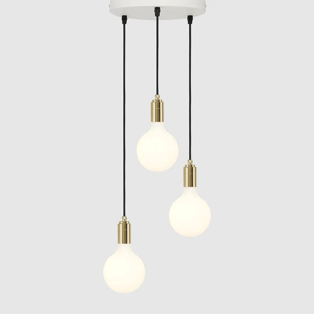 3 Drop Pendant Light   8W G125 Globe