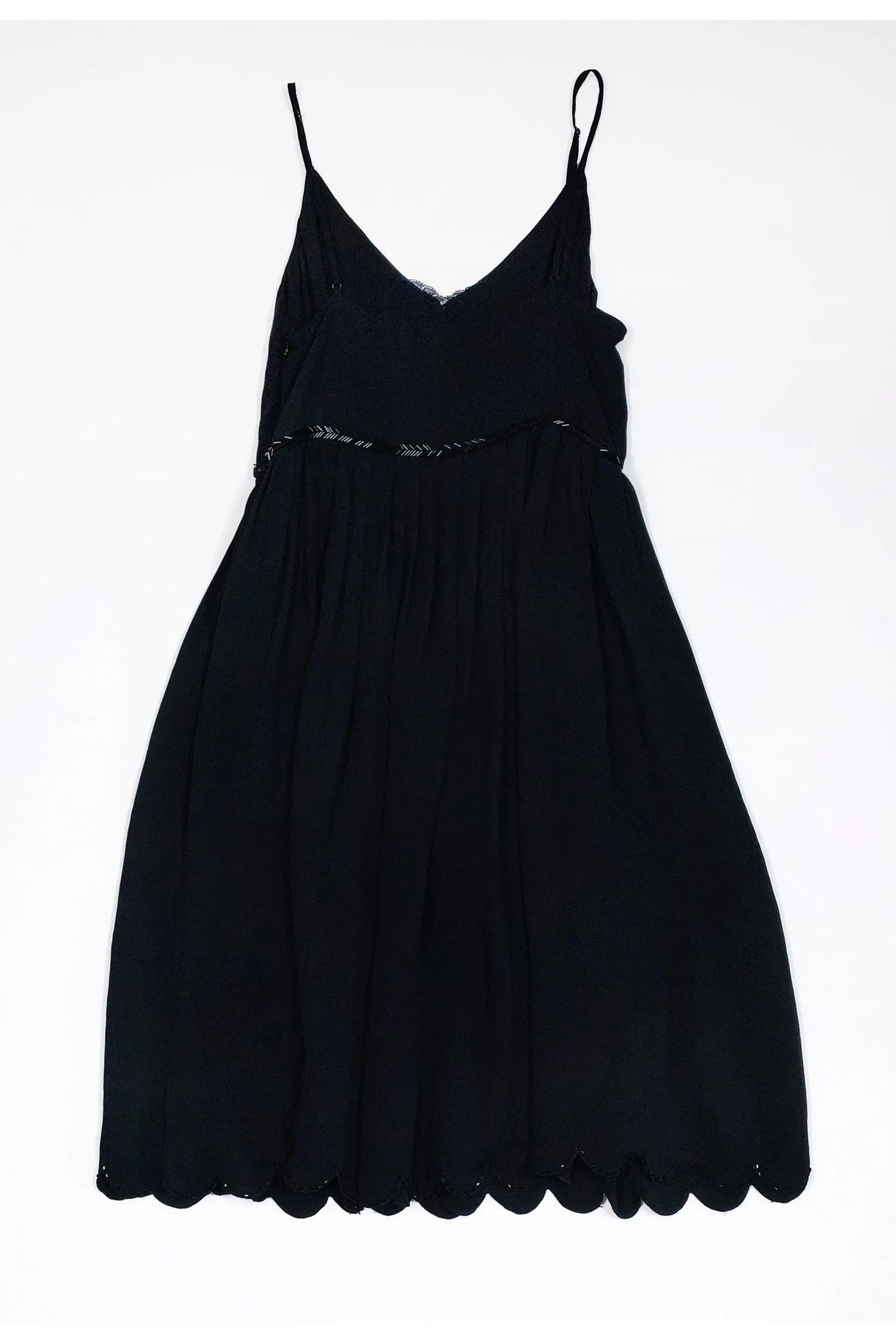 3.1 Phillip Lim - Black Beaded Silk Dress Sz 8