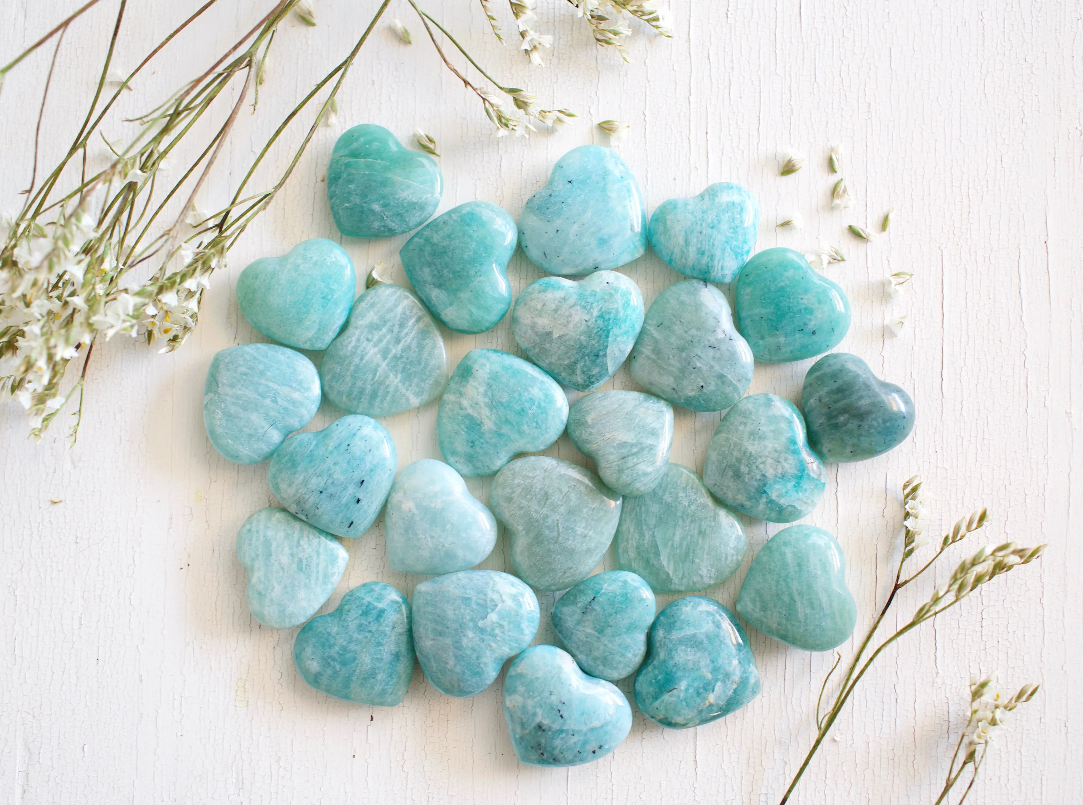 Amazonite - Hearts