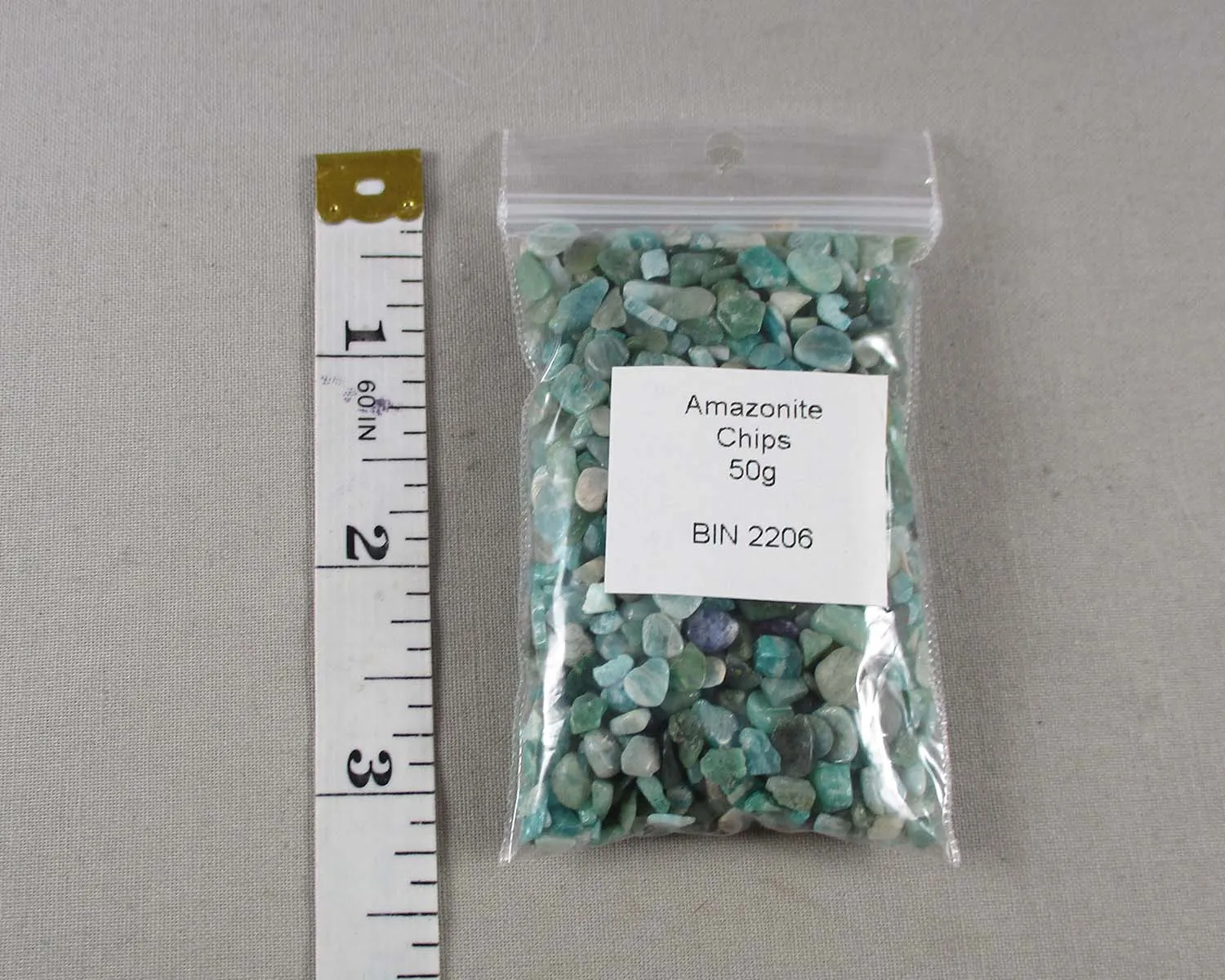 Amazonite Stone Chips 100g - Undrilled (G041-1)