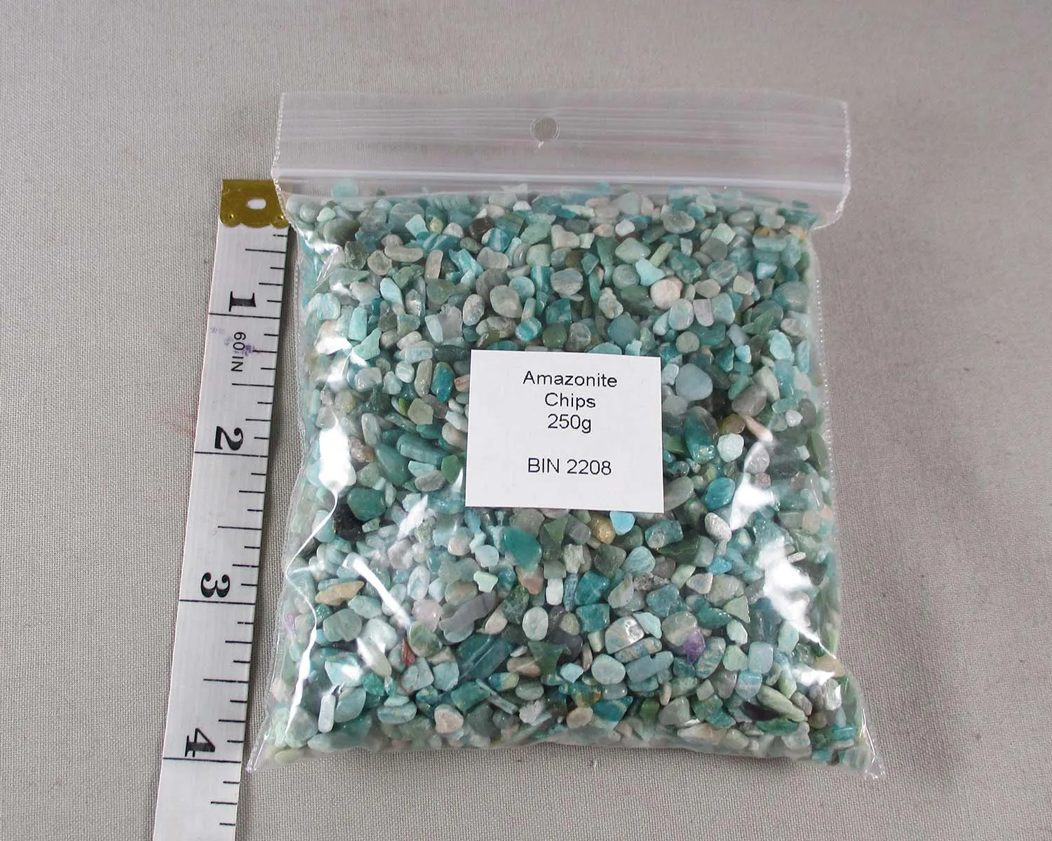 Amazonite Stone Chips 100g - Undrilled (G041-1)