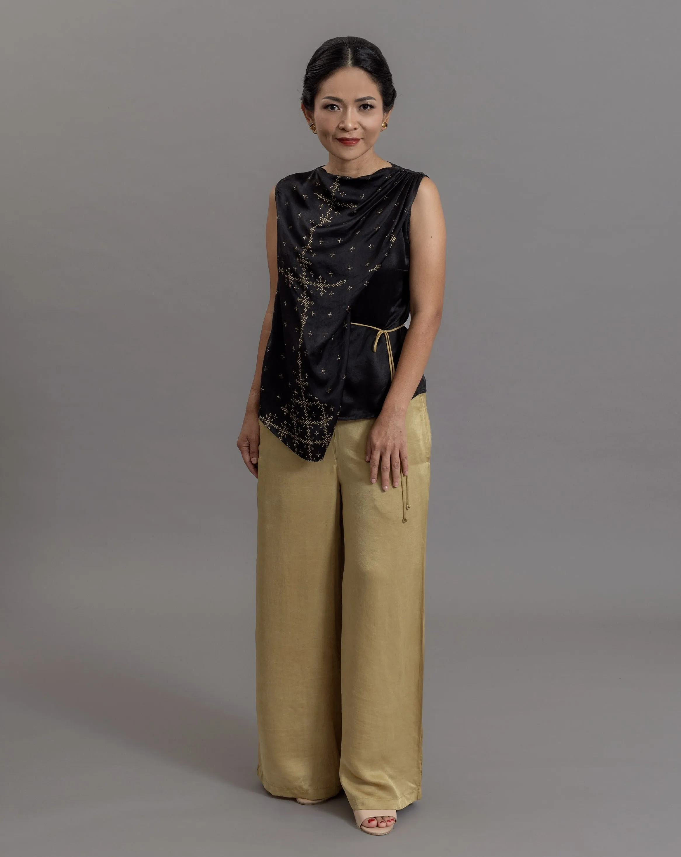 ANGKASA - Draped Ribbon Top