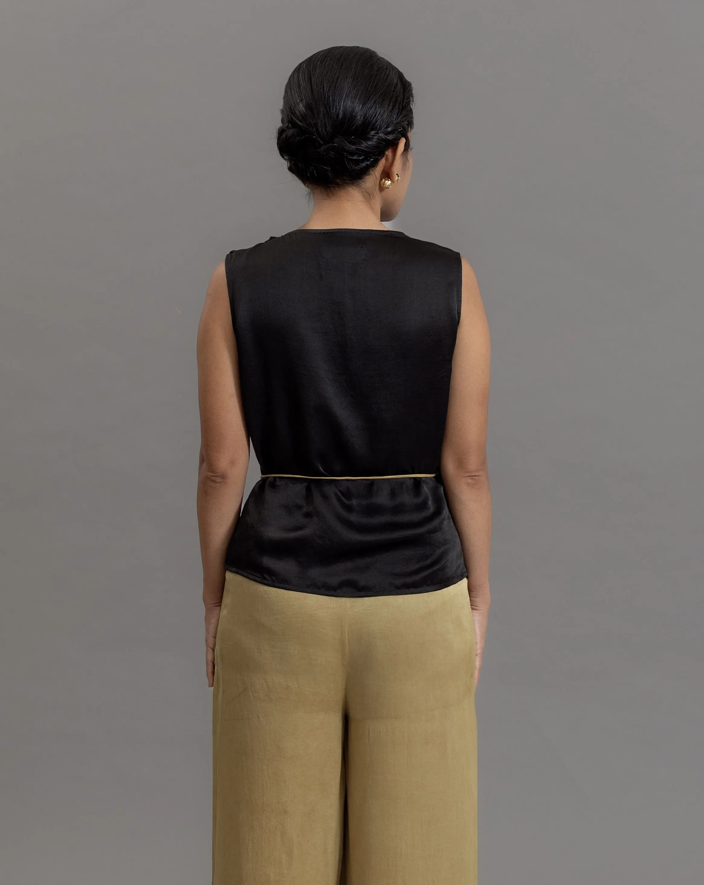 ANGKASA - Draped Ribbon Top