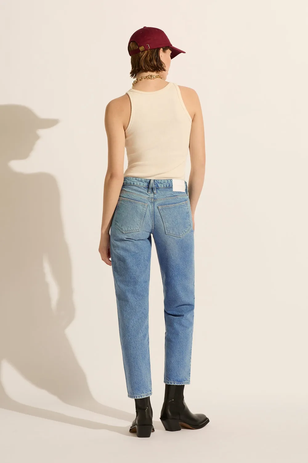 Athina Mid Rise Boyfriend Jean - Former