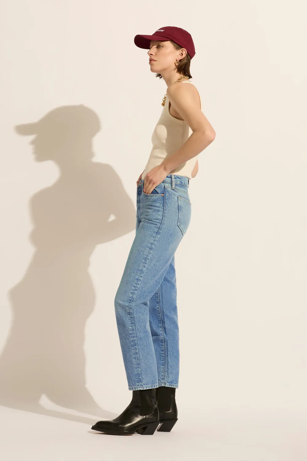 Athina Mid Rise Boyfriend Jean - Former