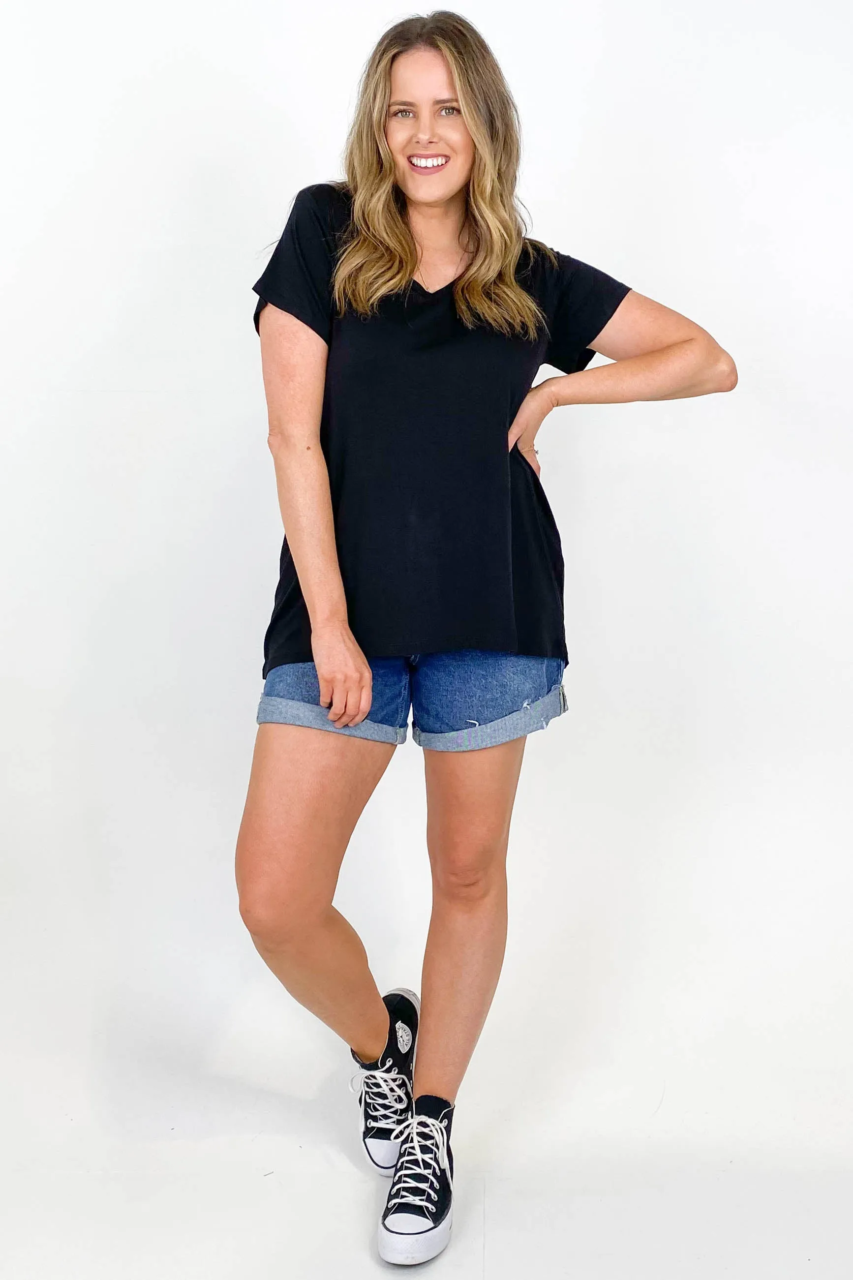 Betty Basics Matilda Tee Black