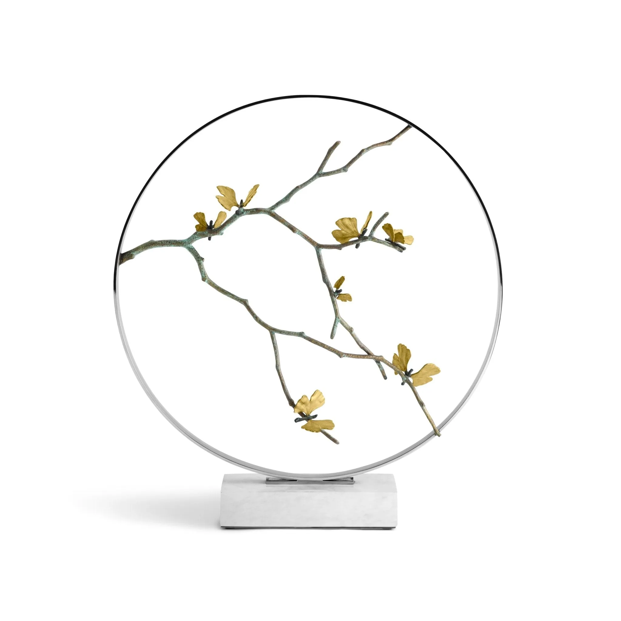 Butterfly Ginkgo Moon Gate Sculpture