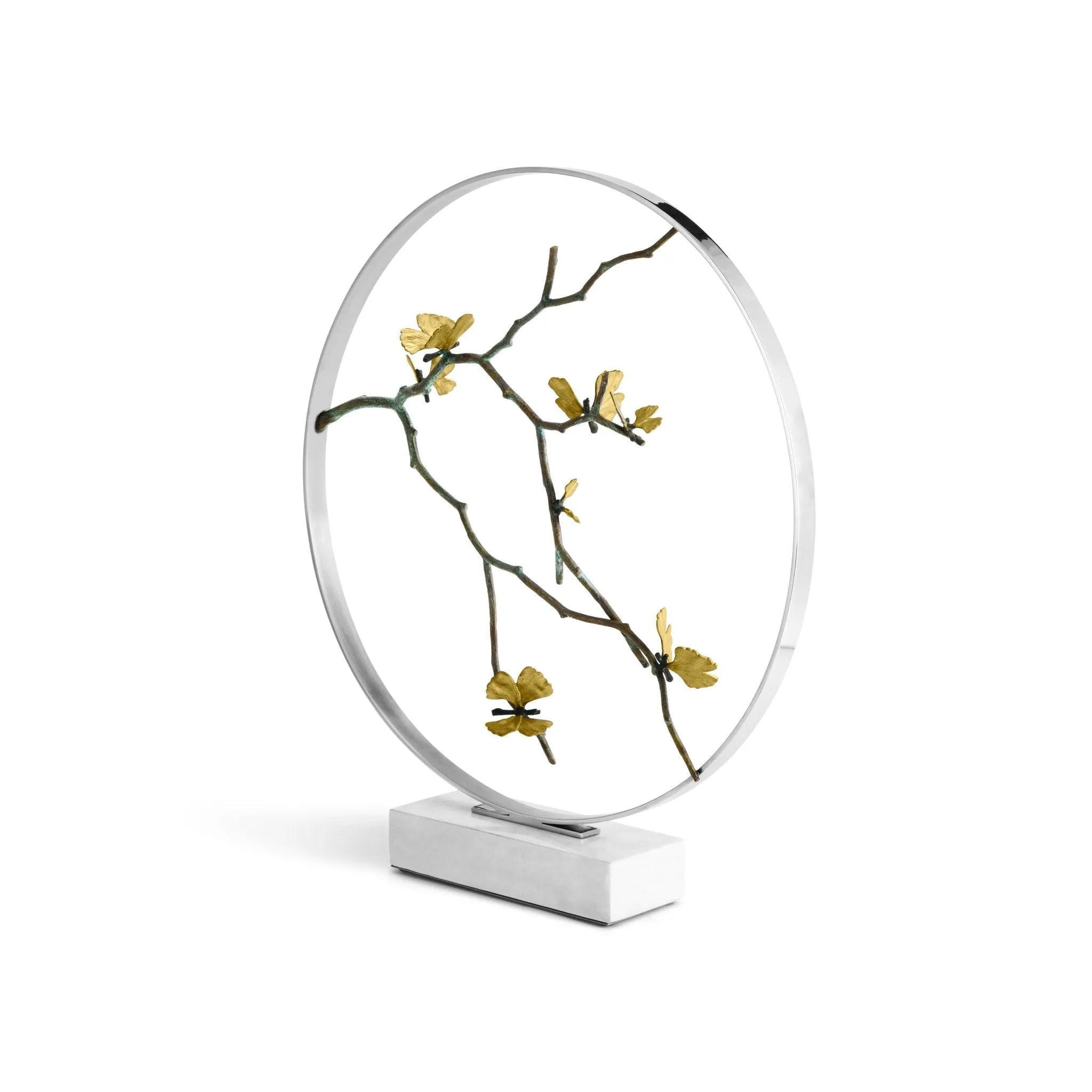 Butterfly Ginkgo Moon Gate Sculpture