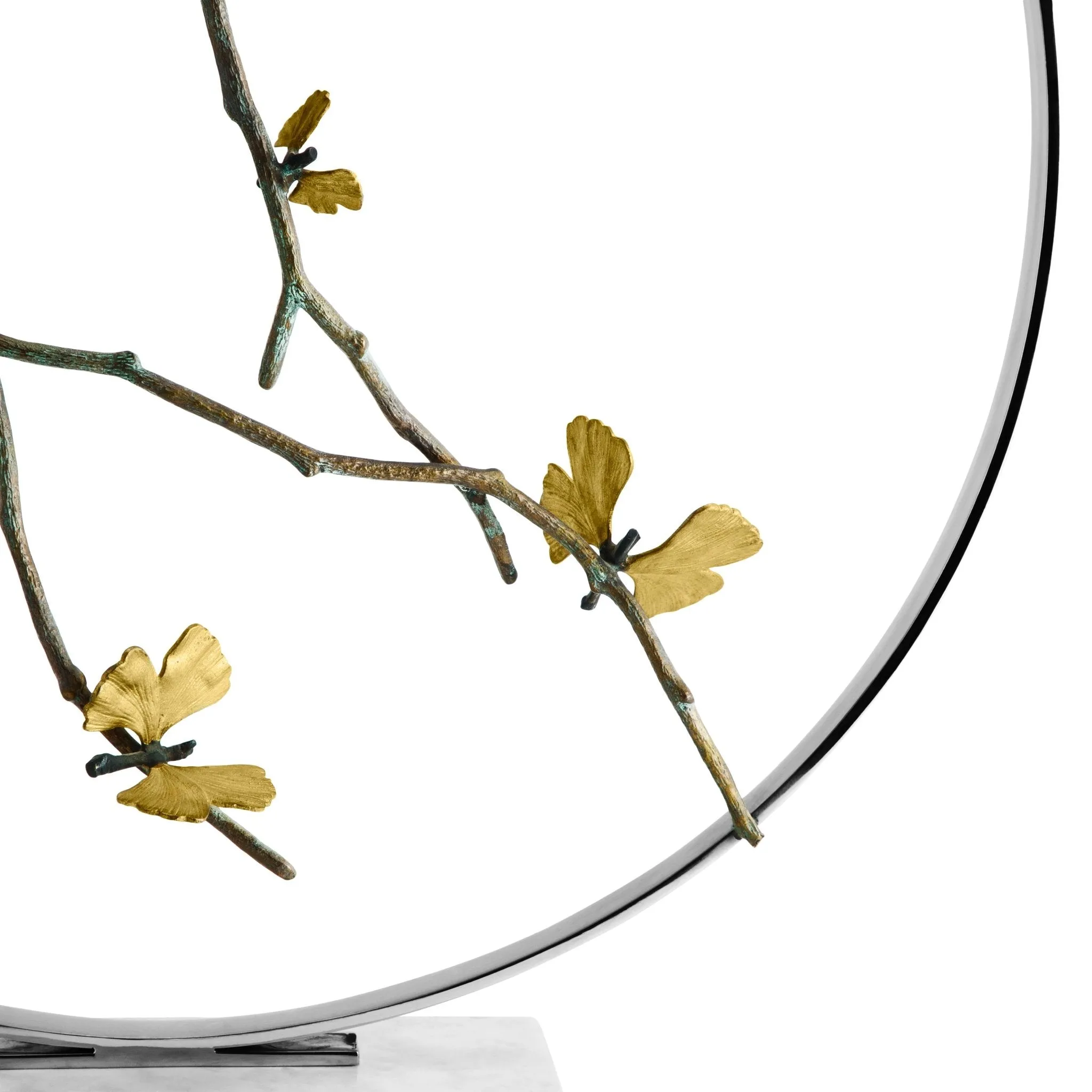 Butterfly Ginkgo Moon Gate Sculpture