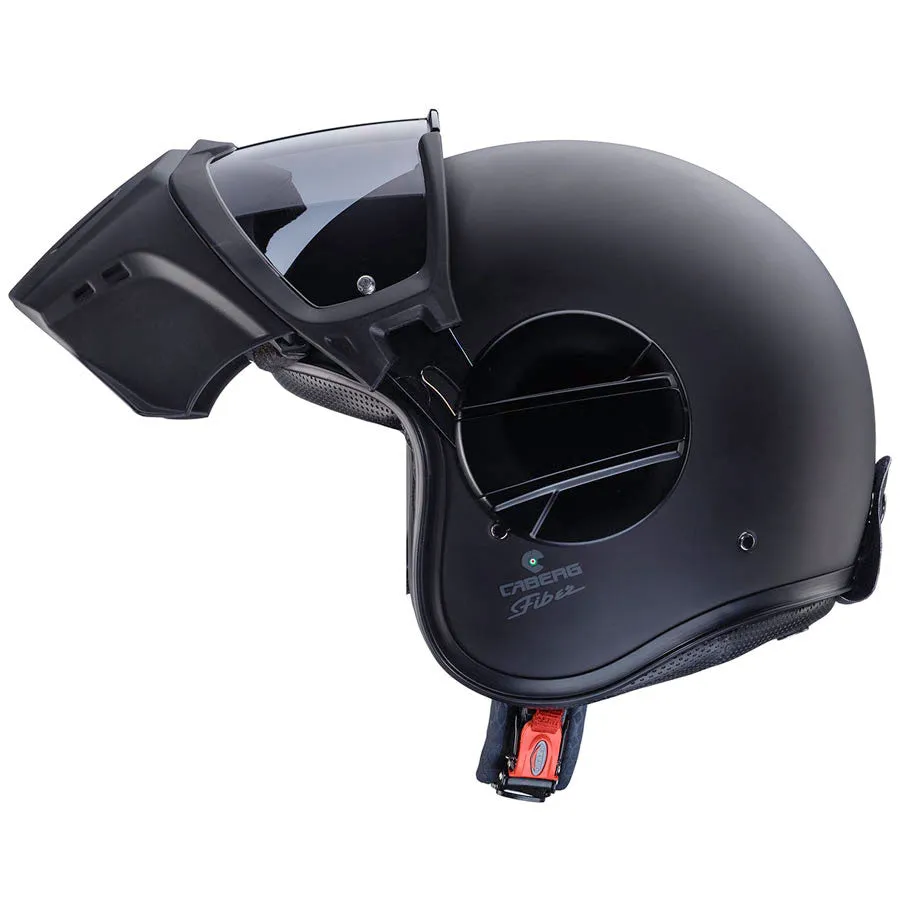 Caberg Ghost Open Face Helmet - Matt Black