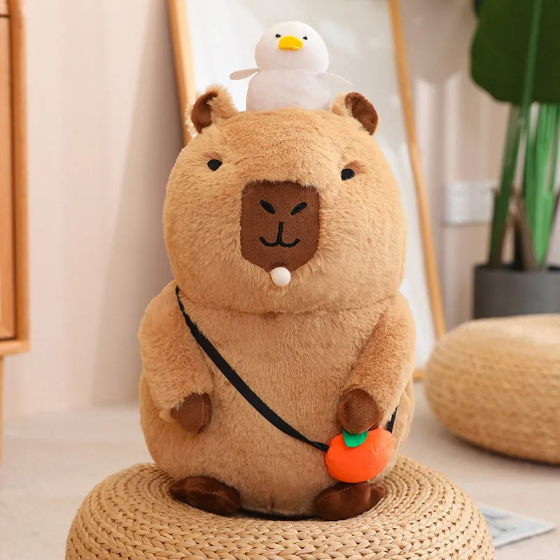 Capybara with Duck Plush Toy