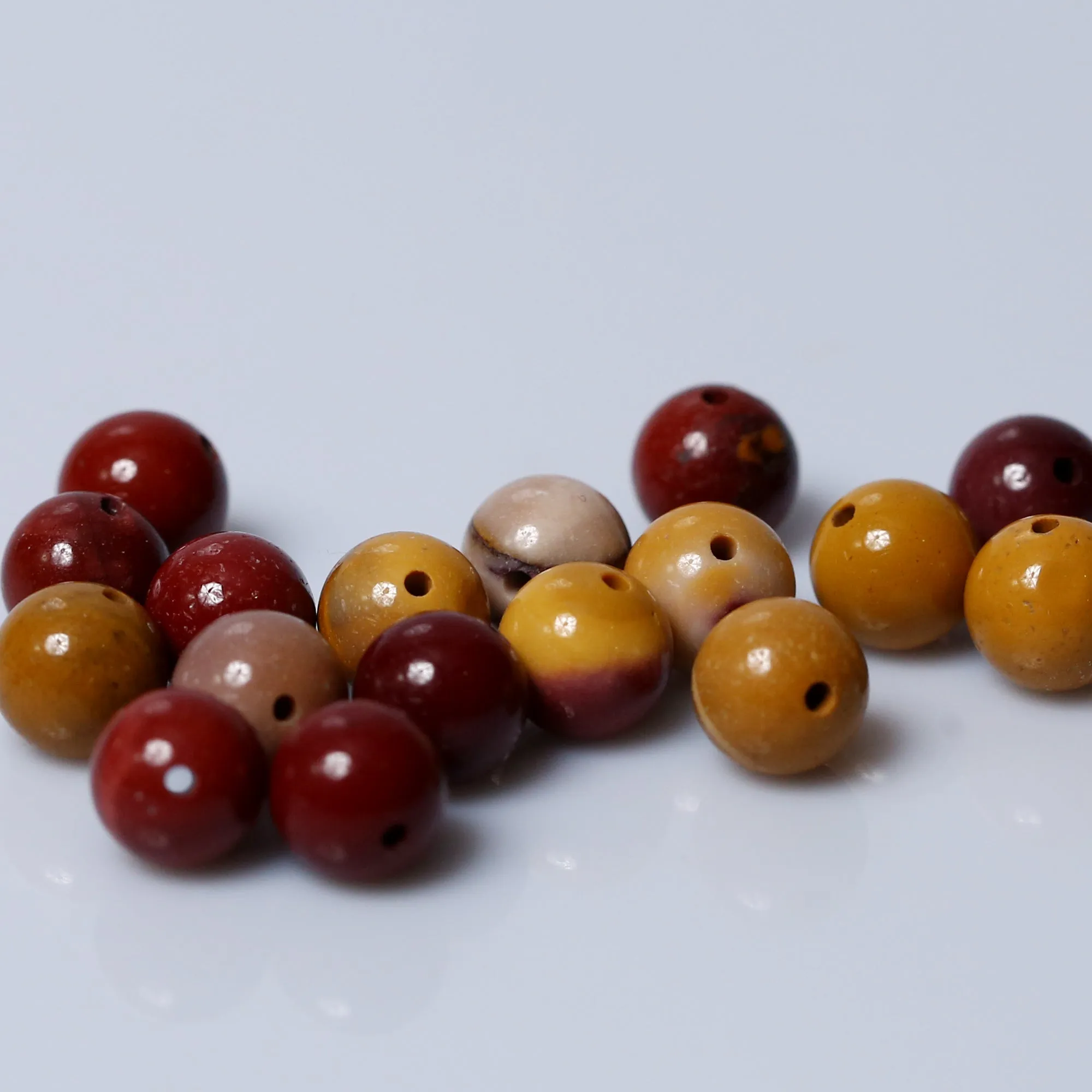 Certified Mookaite 8mm Natural Stone Bracelet