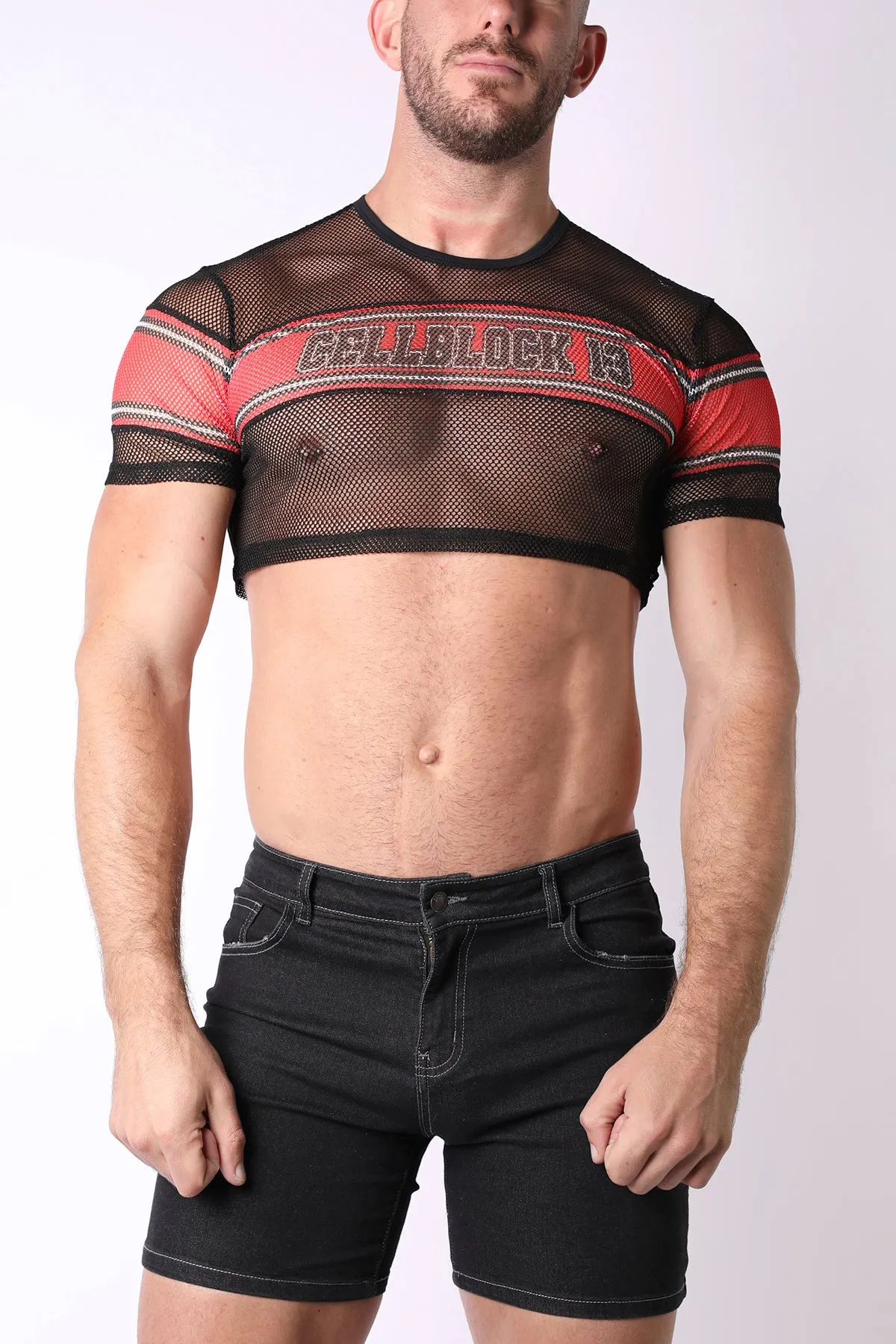 CHALLENGER MESH CROP TOP