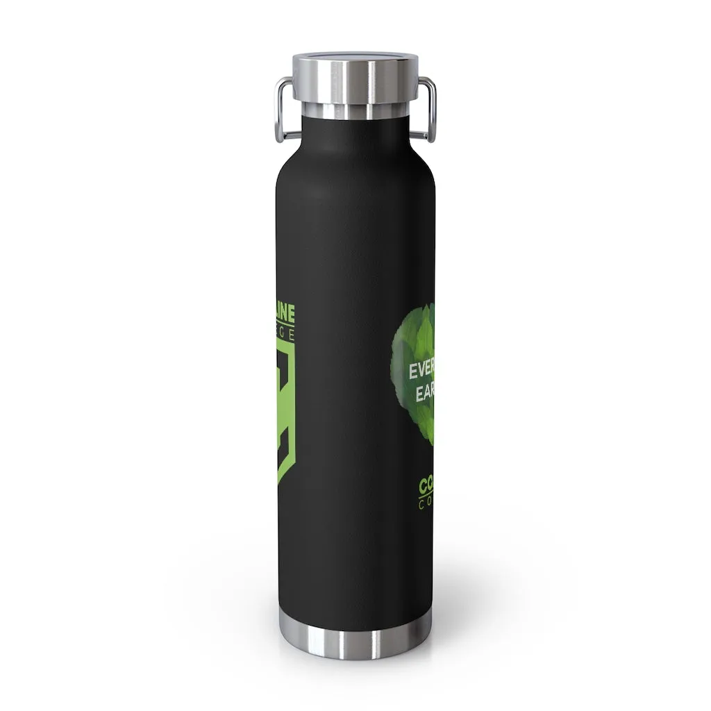 Coastline "Earth Day is Every Day" Copper Vacuum Insulated Bottle, 22oz