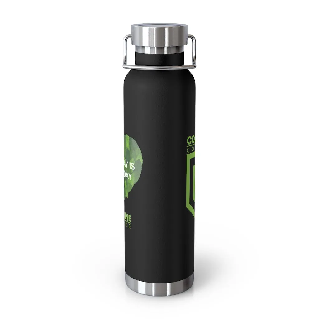 Coastline "Earth Day is Every Day" Copper Vacuum Insulated Bottle, 22oz