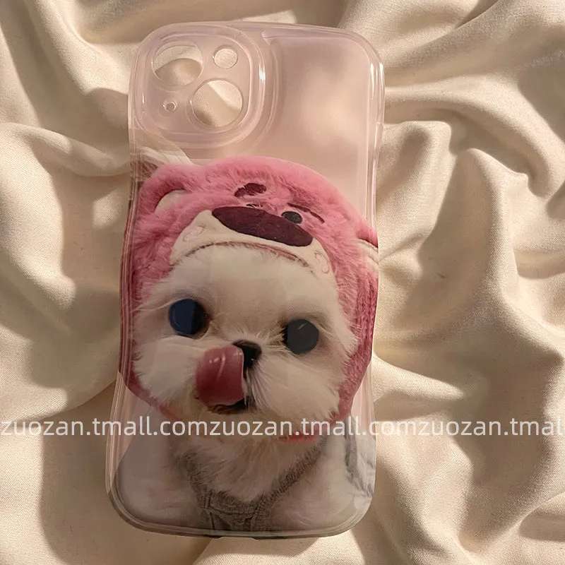 Cute Match Cartoon Puppy Phone Case