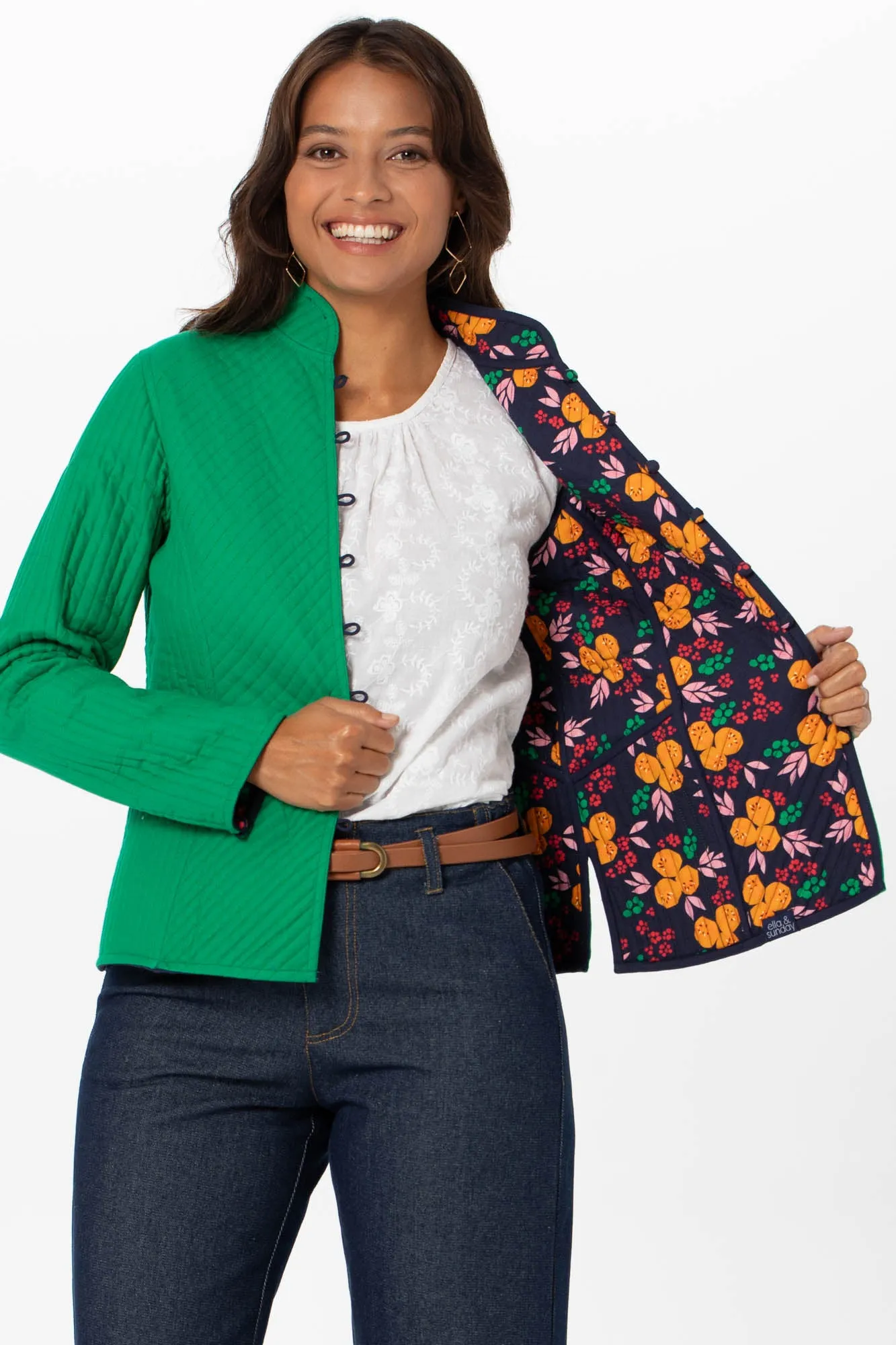 Embry Reversible Jacket Winter Berries