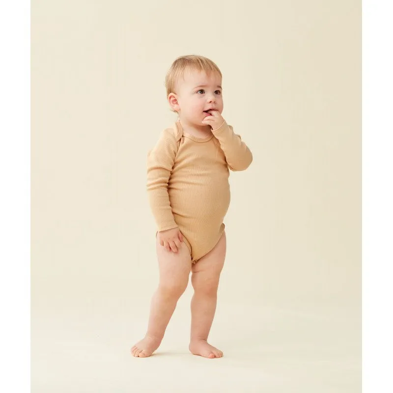 ergoPouch Long Sleeve Bodysuit - Wheat