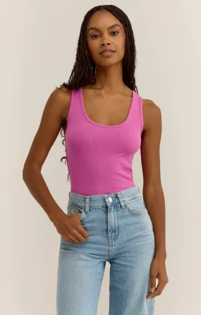 Essy Rib Top in Raspberry Sorbet