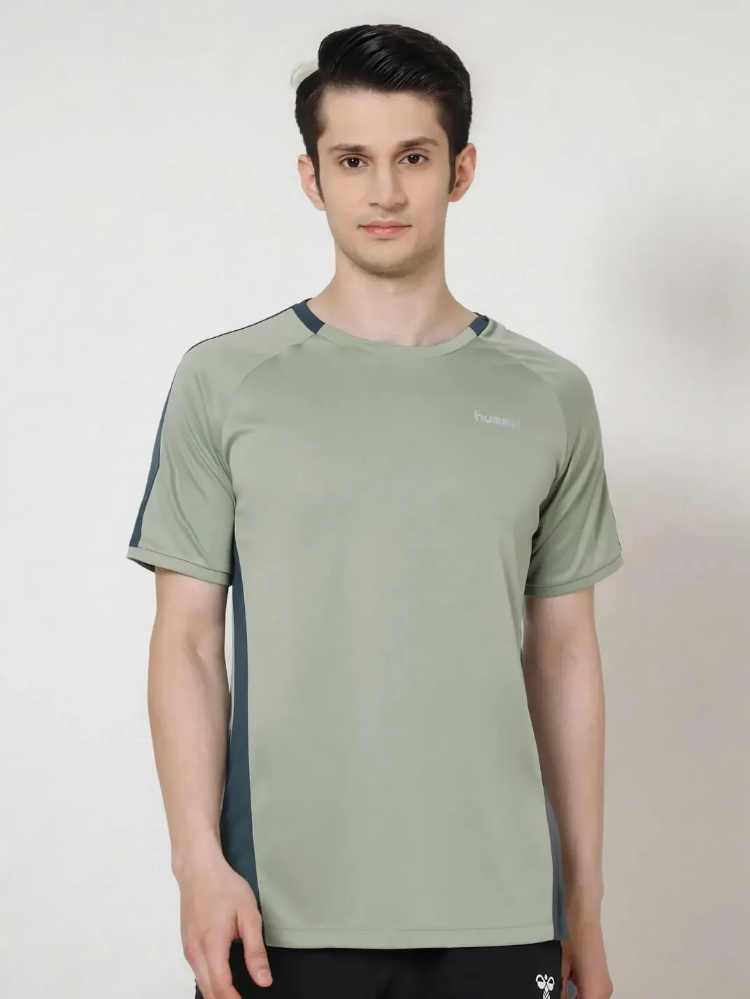 fayis Round Neck Half Sleeve Solid Regular fit Polyester T-shirt for Men Comfortable Breathable Fabric Stretchable for Everyday Use Ideal for Yoga Training Gym Running or Performance