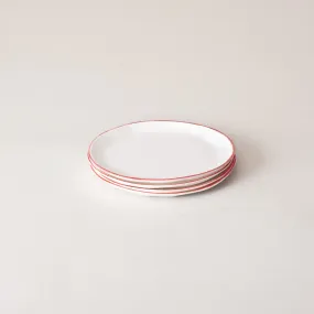 Feldspar Set of 4 Geranium Cake Plate