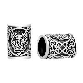 Fenrir Beard Bead - Sterling Silver