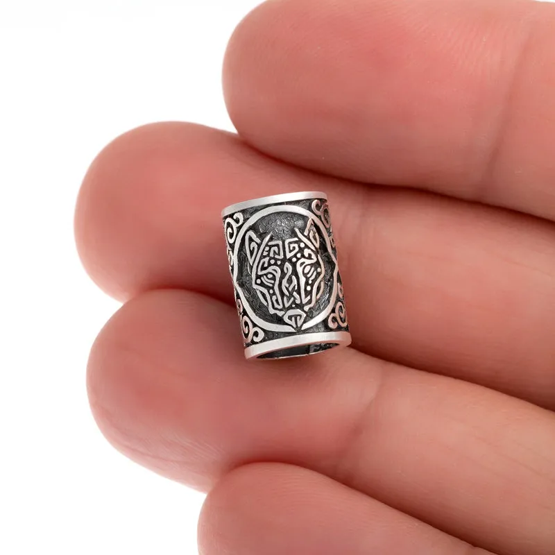 Fenrir Beard Bead - Sterling Silver