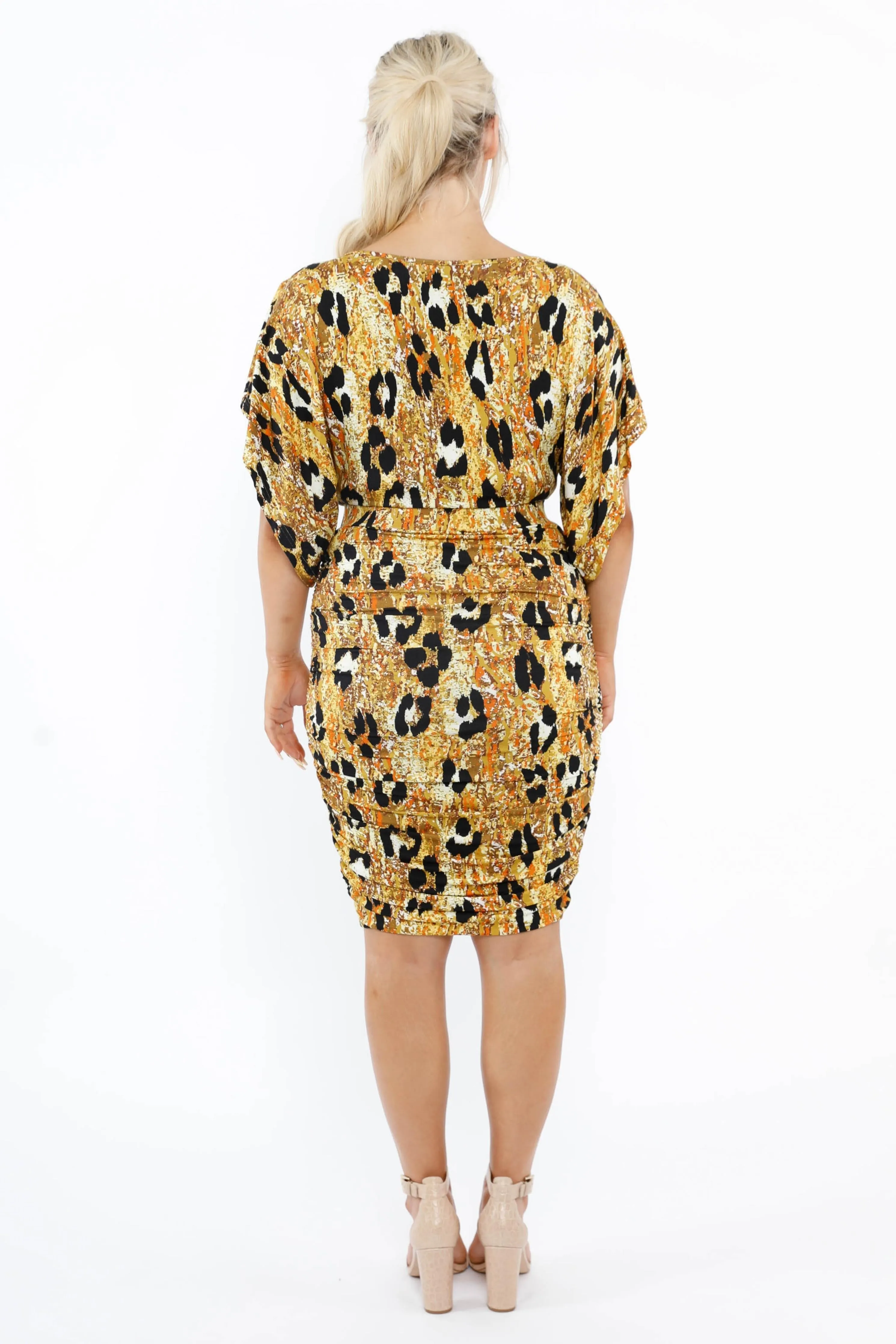 FINAL SALE Billow Dress in Enchanted Leopard