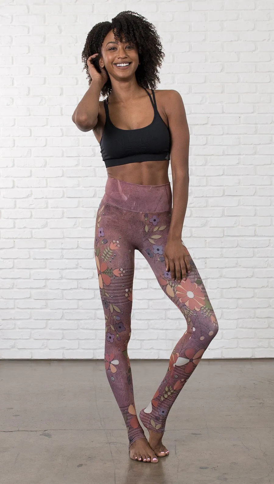 Flowers - Athleisure Leggings - CUSTOM ORDER