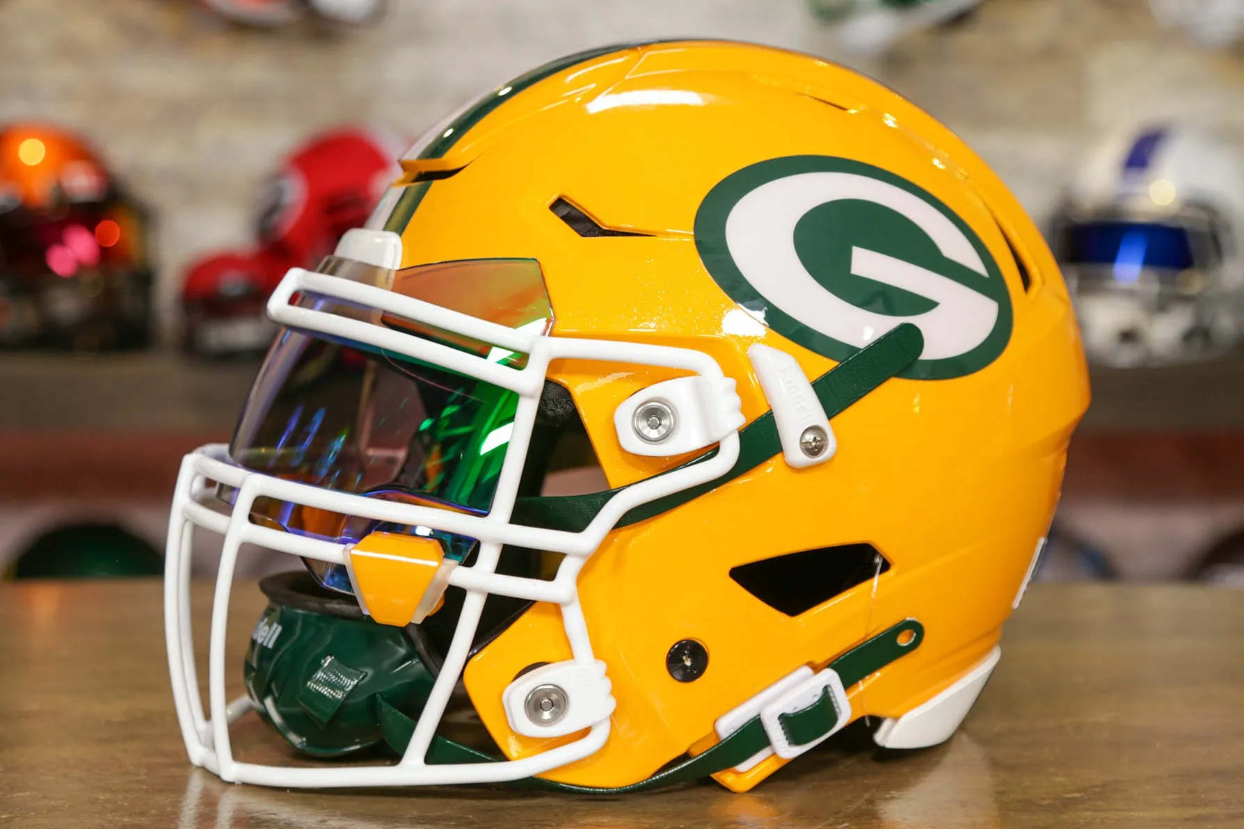 Green Bay Packers Riddell SpeedFlex Helmet - GG Edition 00261