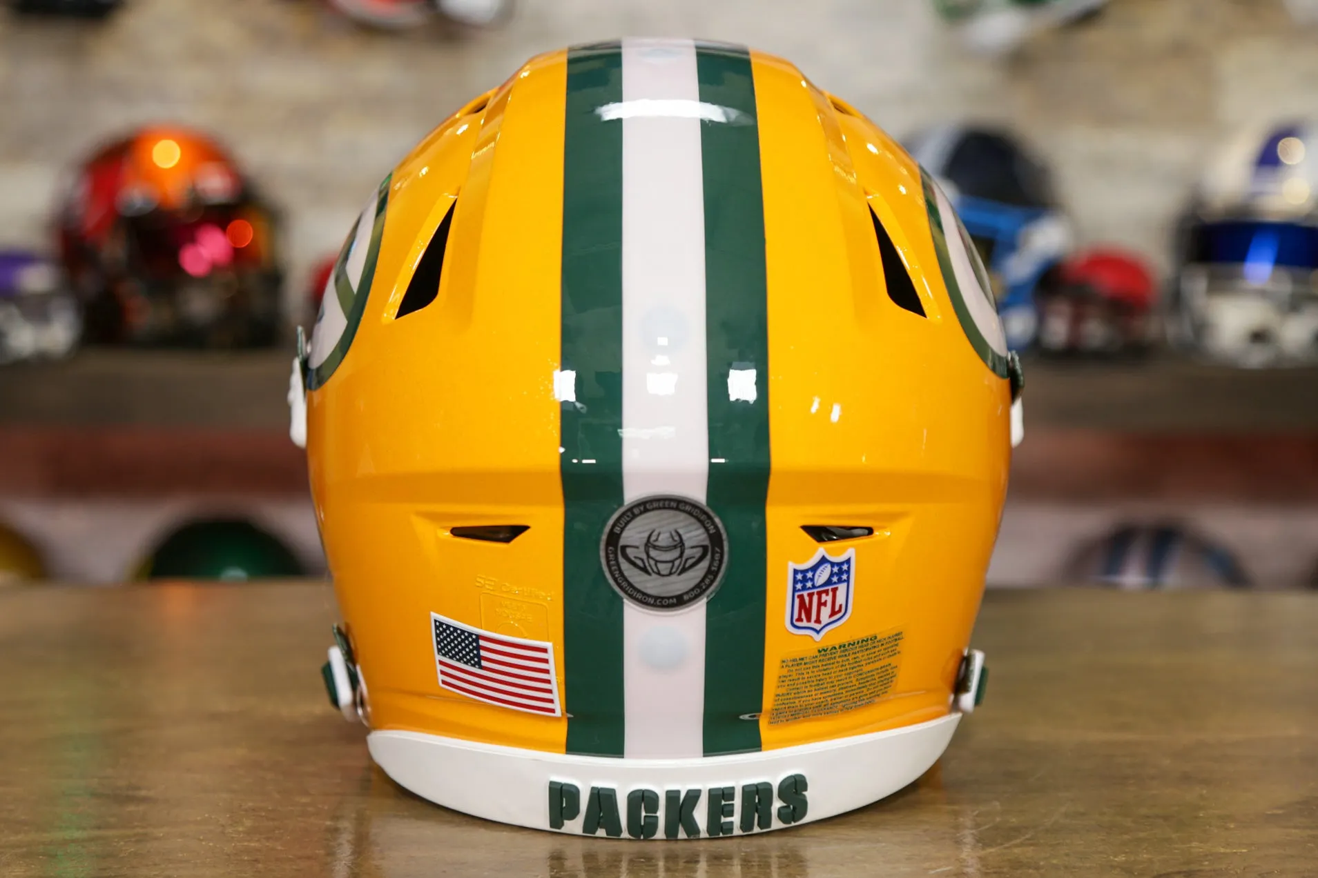 Green Bay Packers Riddell SpeedFlex Helmet - GG Edition 00261