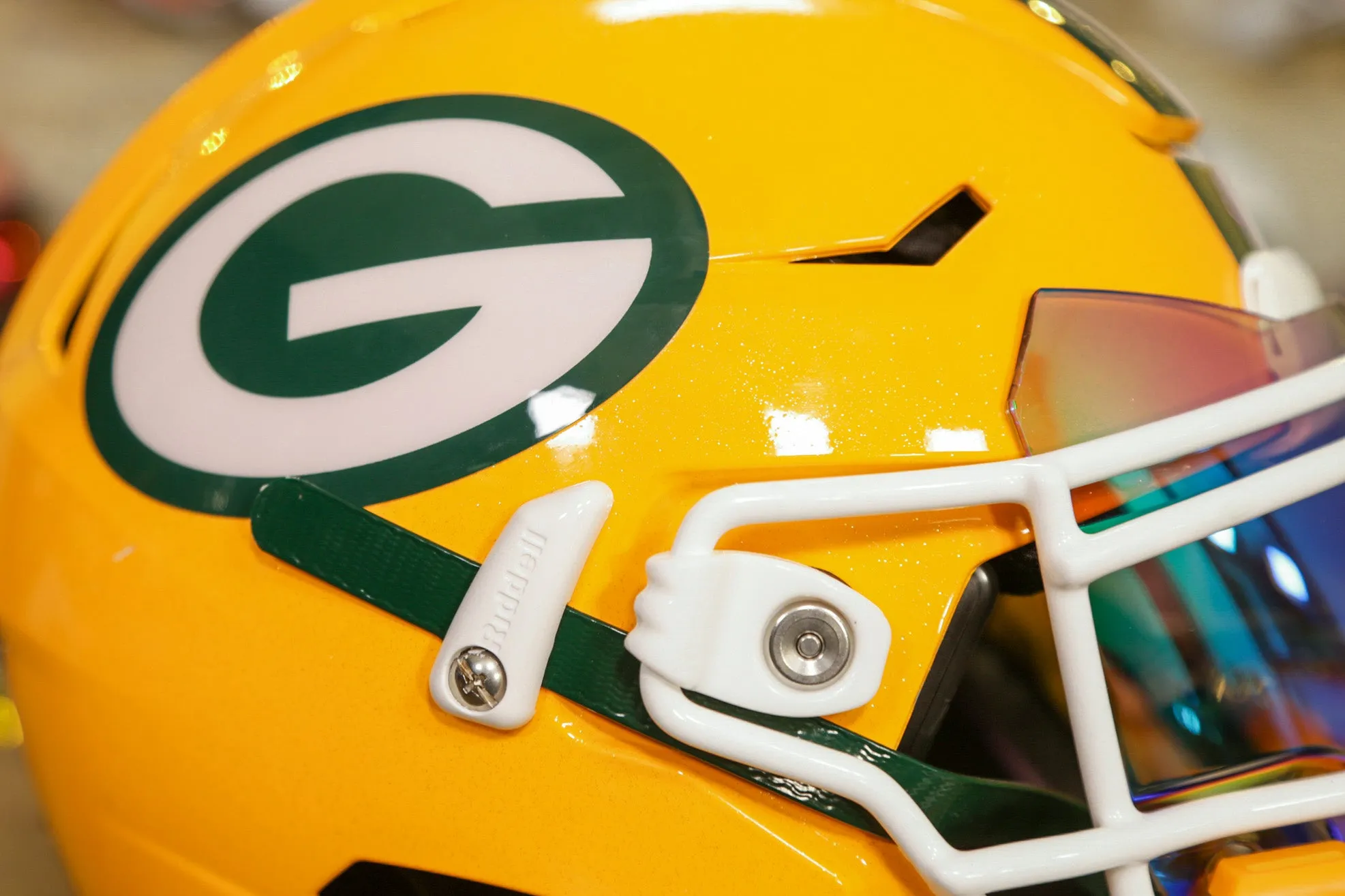 Green Bay Packers Riddell SpeedFlex Helmet - GG Edition 00261