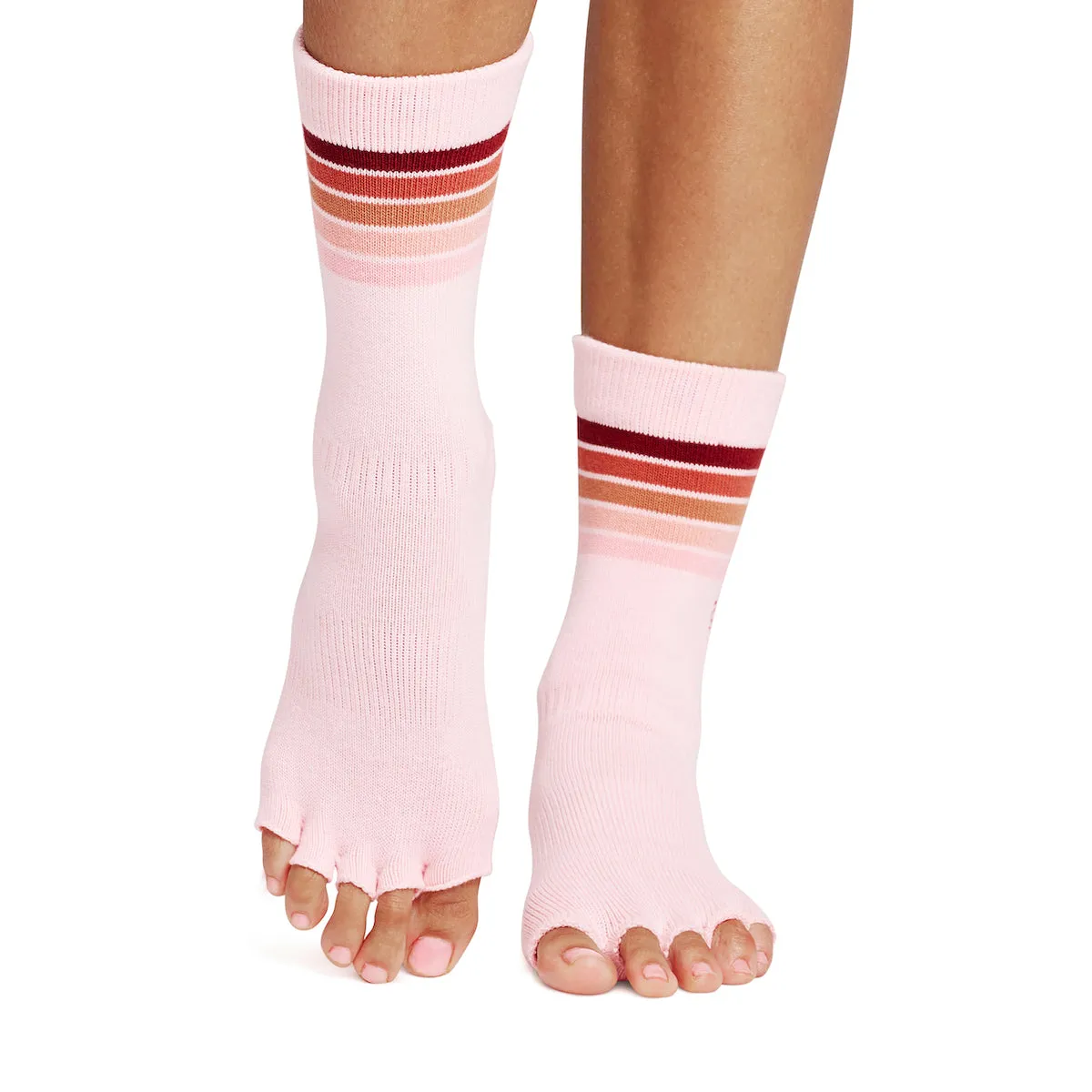 Half Toe Crew Grip Socks