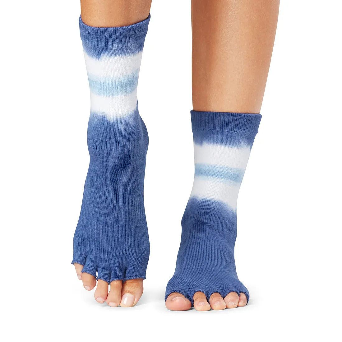 Half Toe Crew Grip Socks