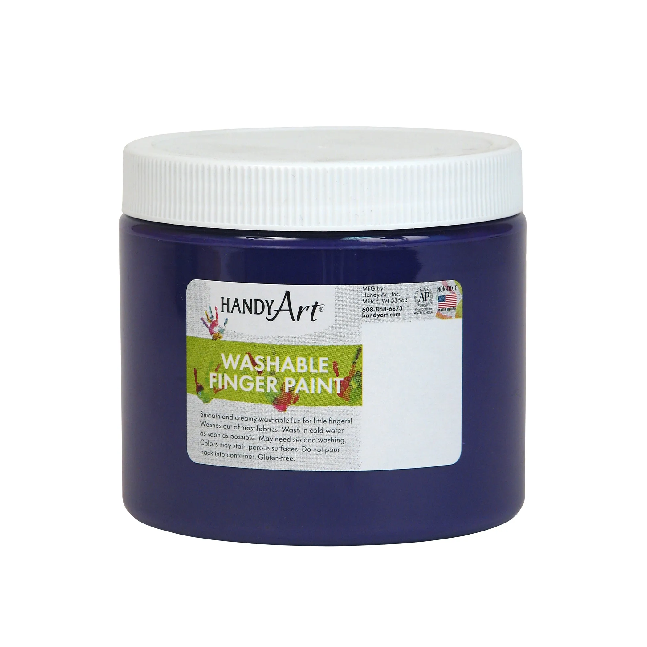 Handy Art Violet 16 Oz Washable Finger Paint