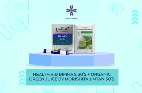 Health Aid Bifina S 30's   Organic Green Juice by Morishita Jintan 30's