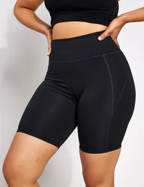 High Waisted Bike Short - Black