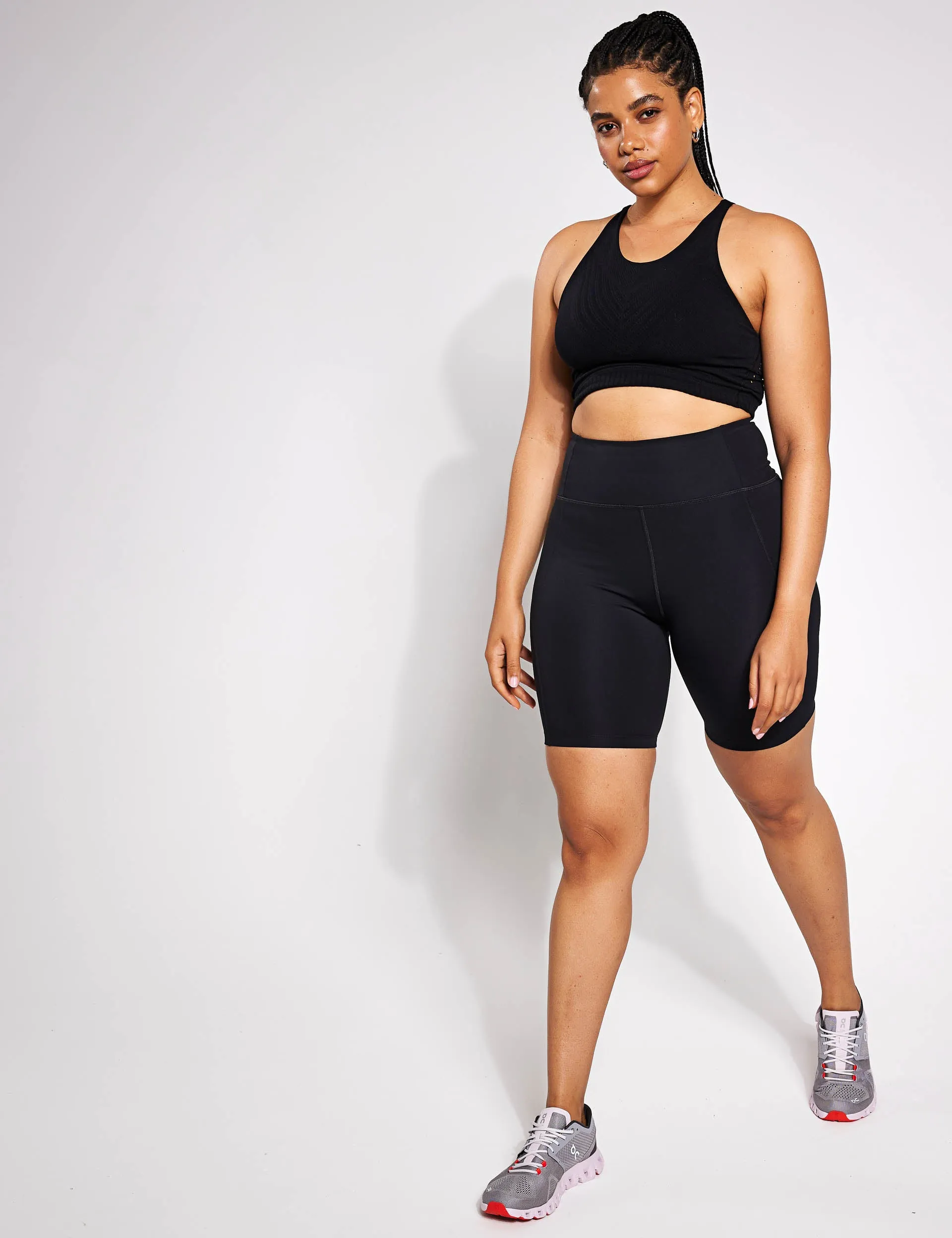 High Waisted Bike Short - Black