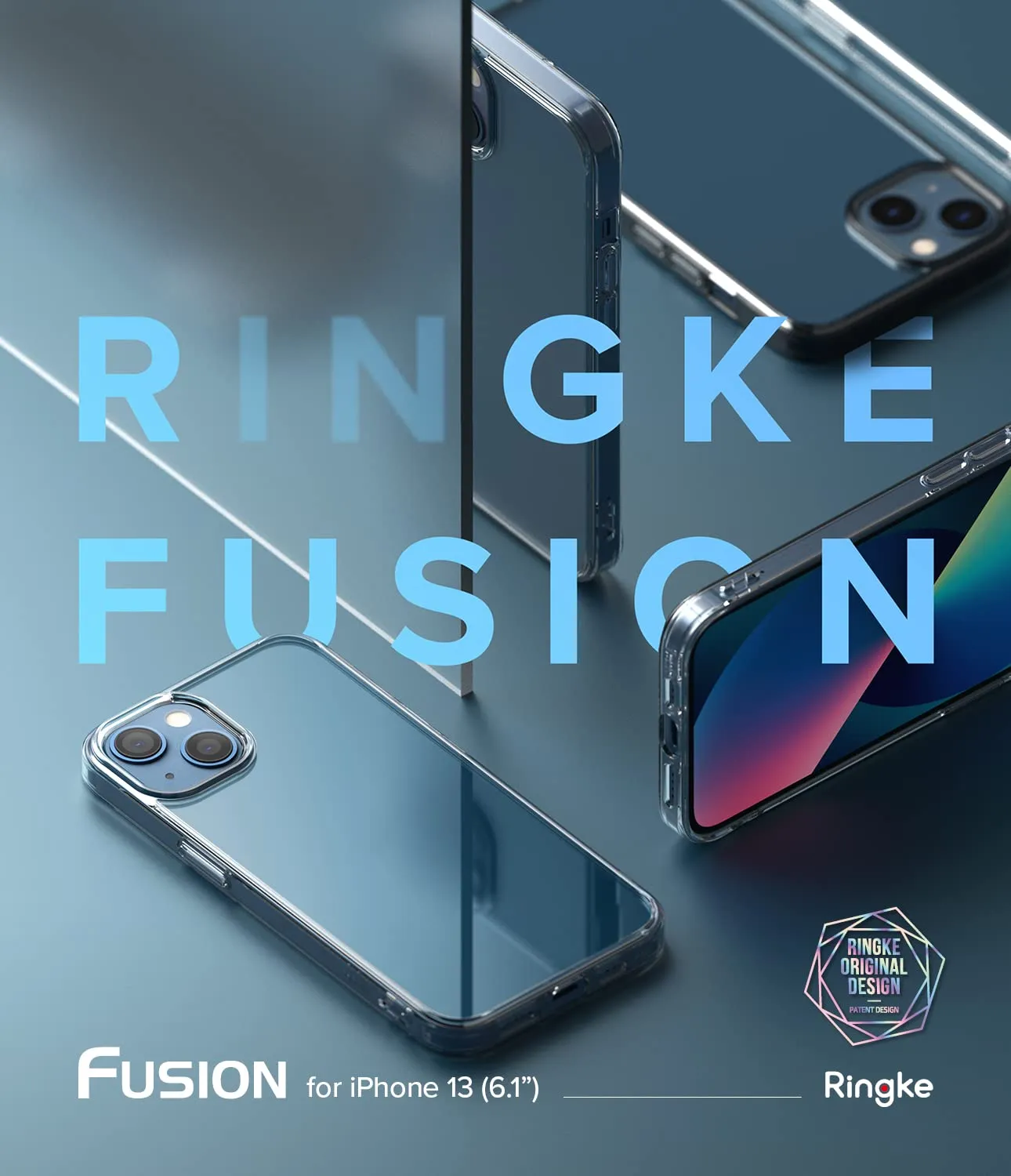 iPhone 13 Back Cover Case | Fusion - Clear