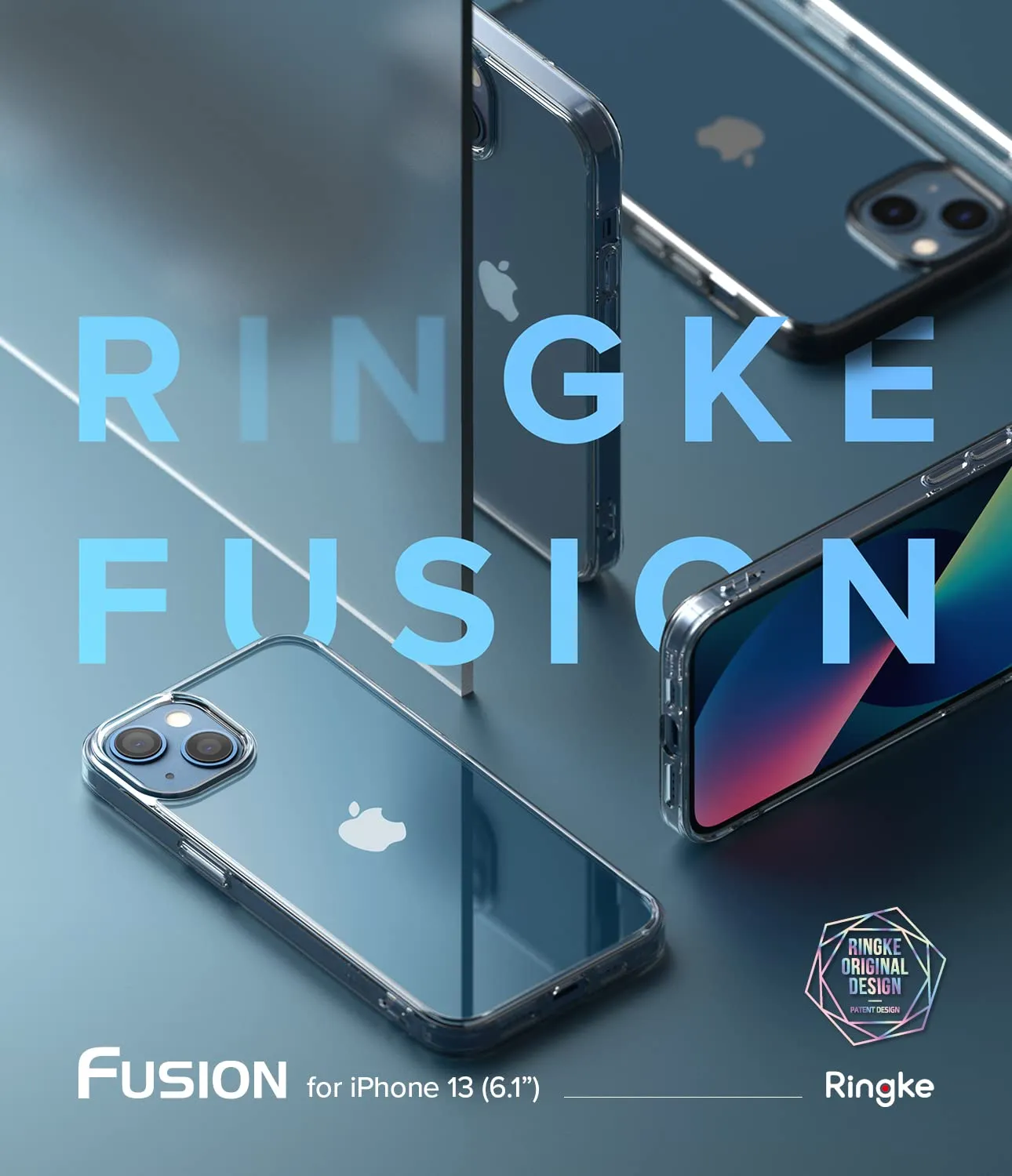 iPhone 13 Back Cover Case | Fusion - Matte Clear