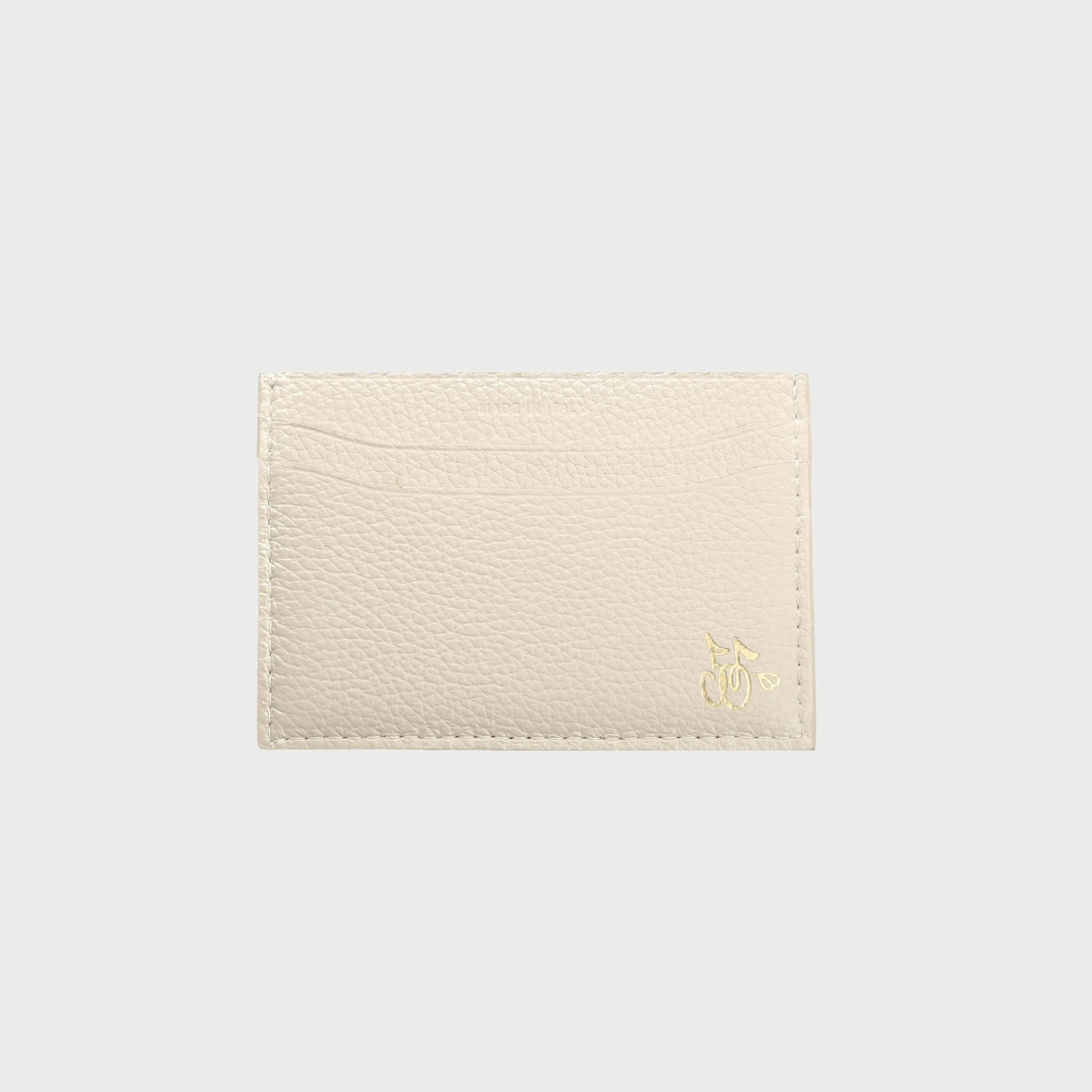 Leather Card Holder (Cream)