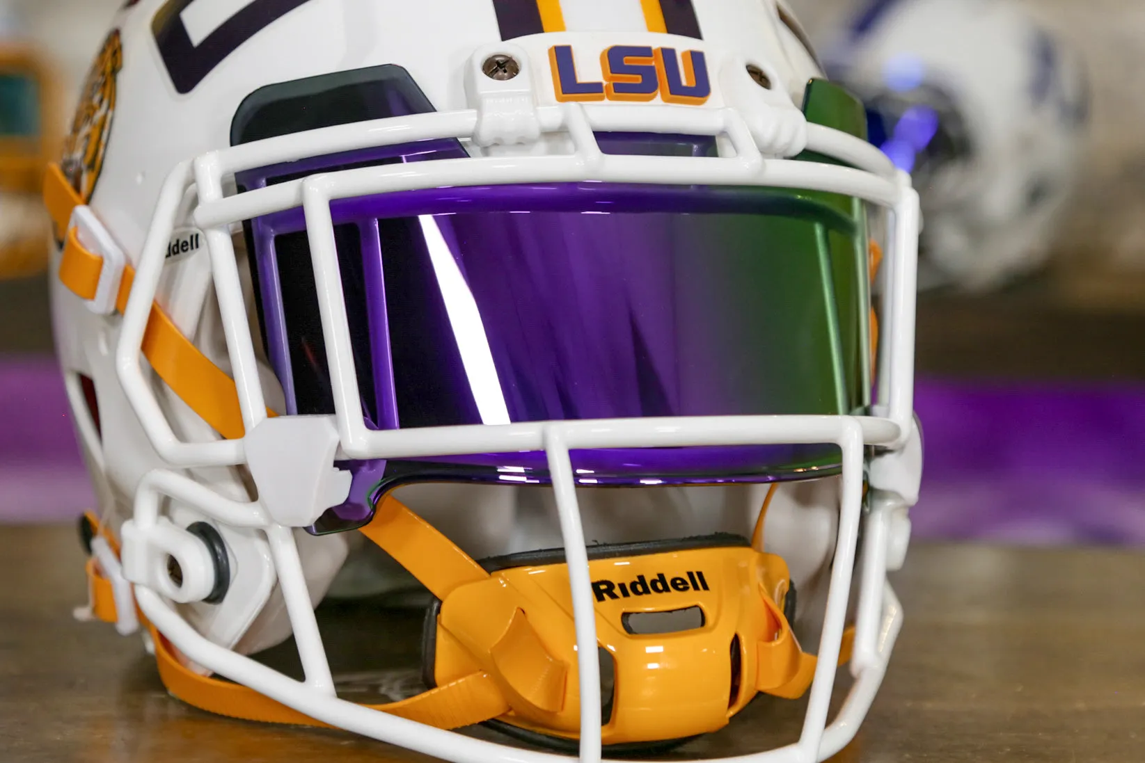 LSU Tigers Riddell Speed Authentic Helmet - GG Edition 00276