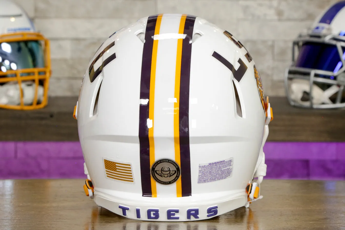 LSU Tigers Riddell Speed Authentic Helmet - GG Edition 00276