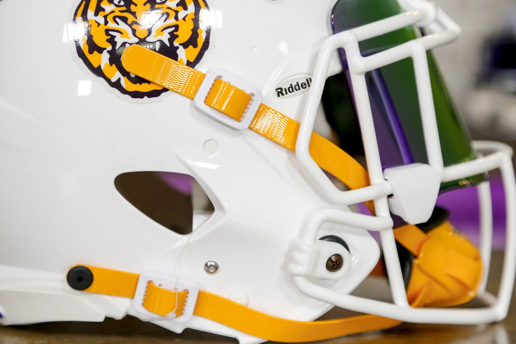 LSU Tigers Riddell Speed Authentic Helmet - GG Edition 00276