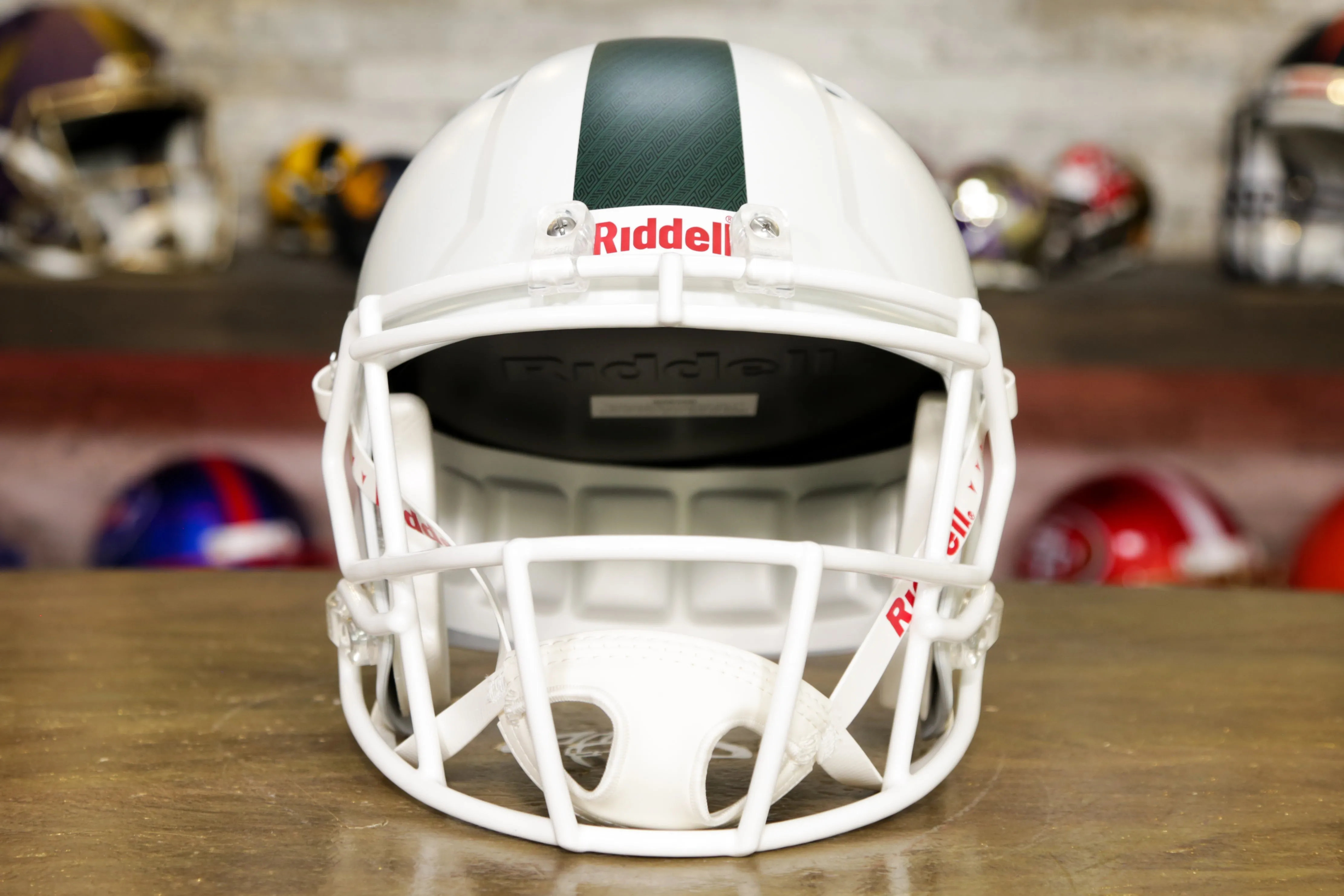 Michigan State Spartans Riddell Speed Replica Helmet - Gloss White