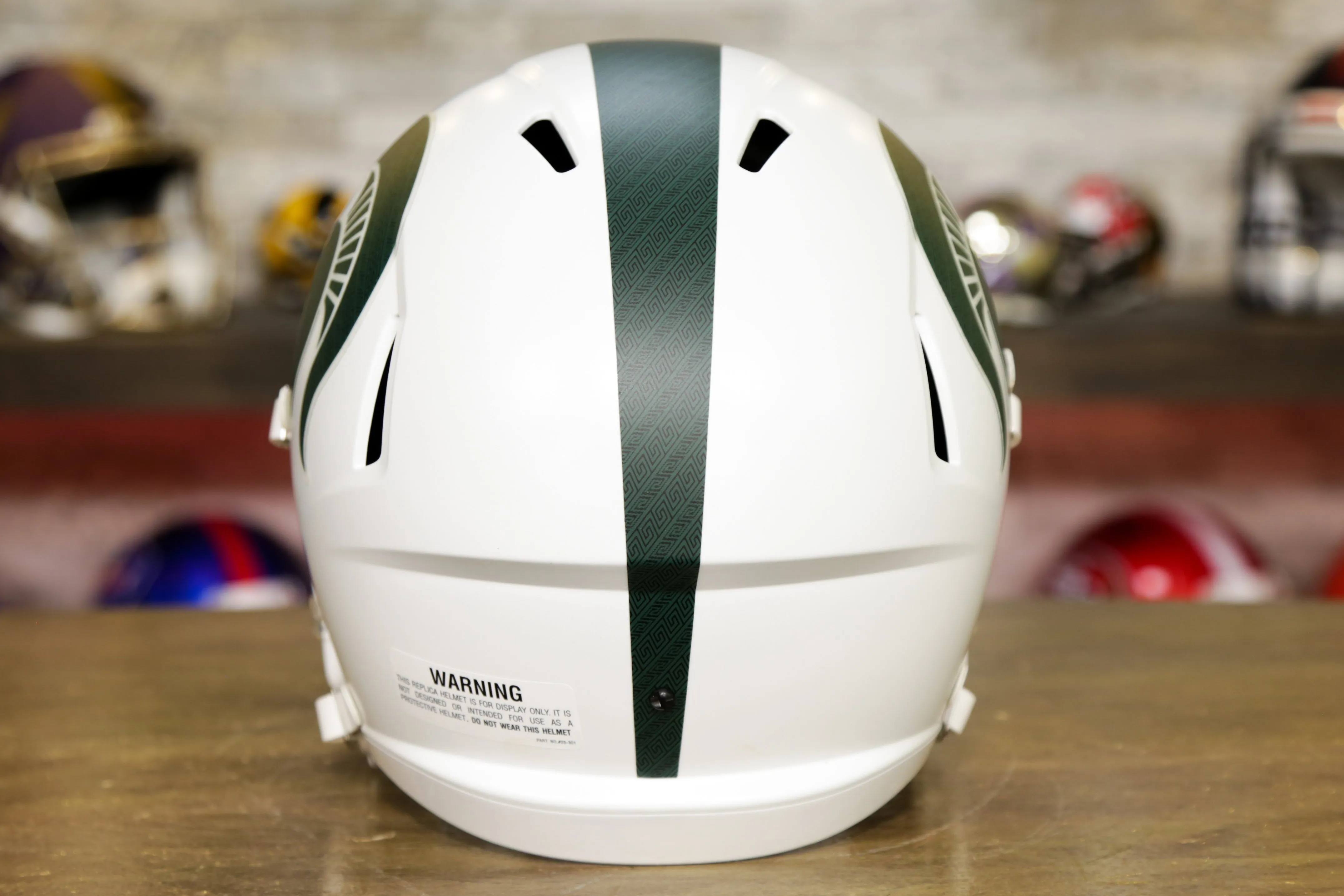 Michigan State Spartans Riddell Speed Replica Helmet - Gloss White