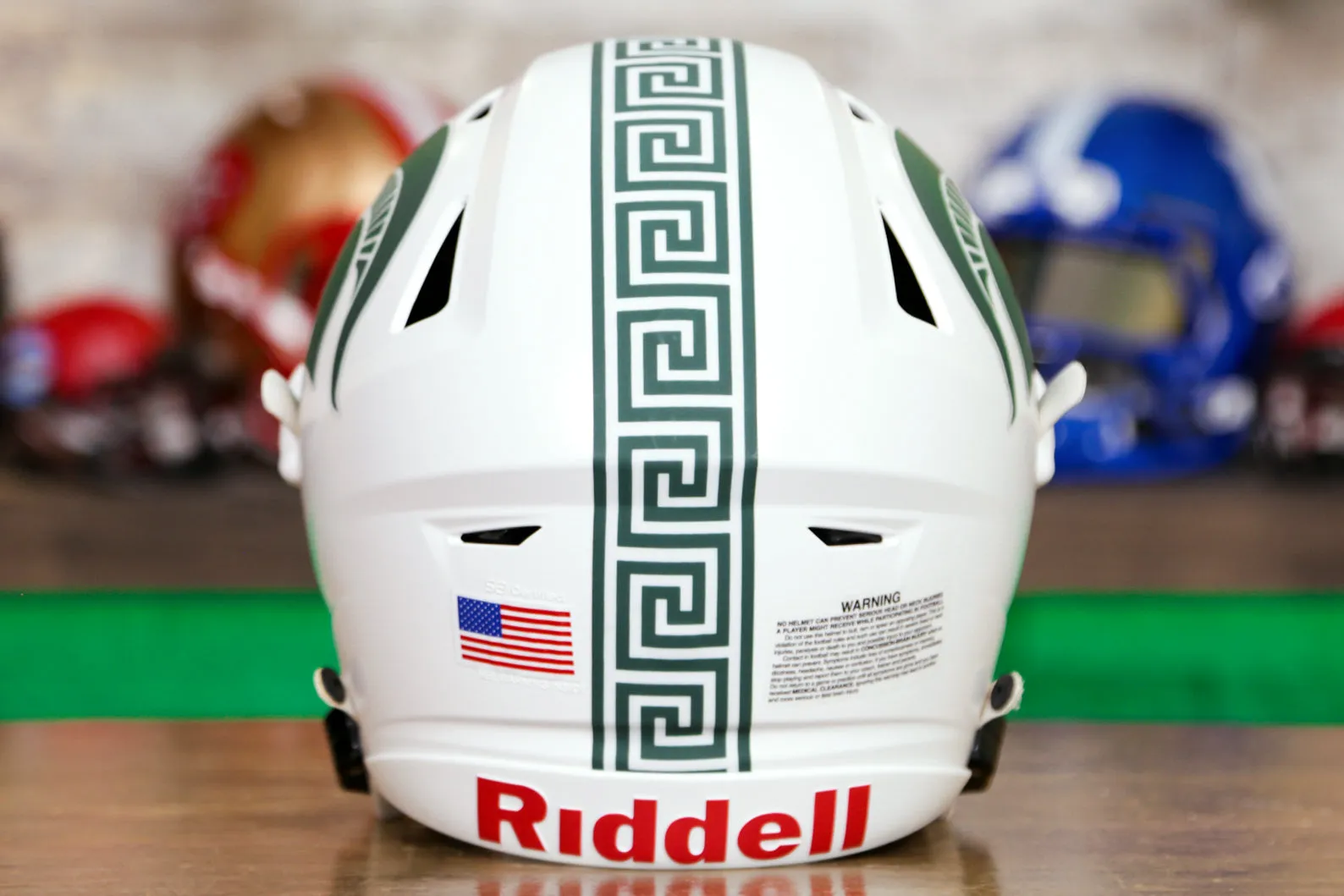 Michigan State Spartans Riddell SpeedFlex Helmet - Matte White