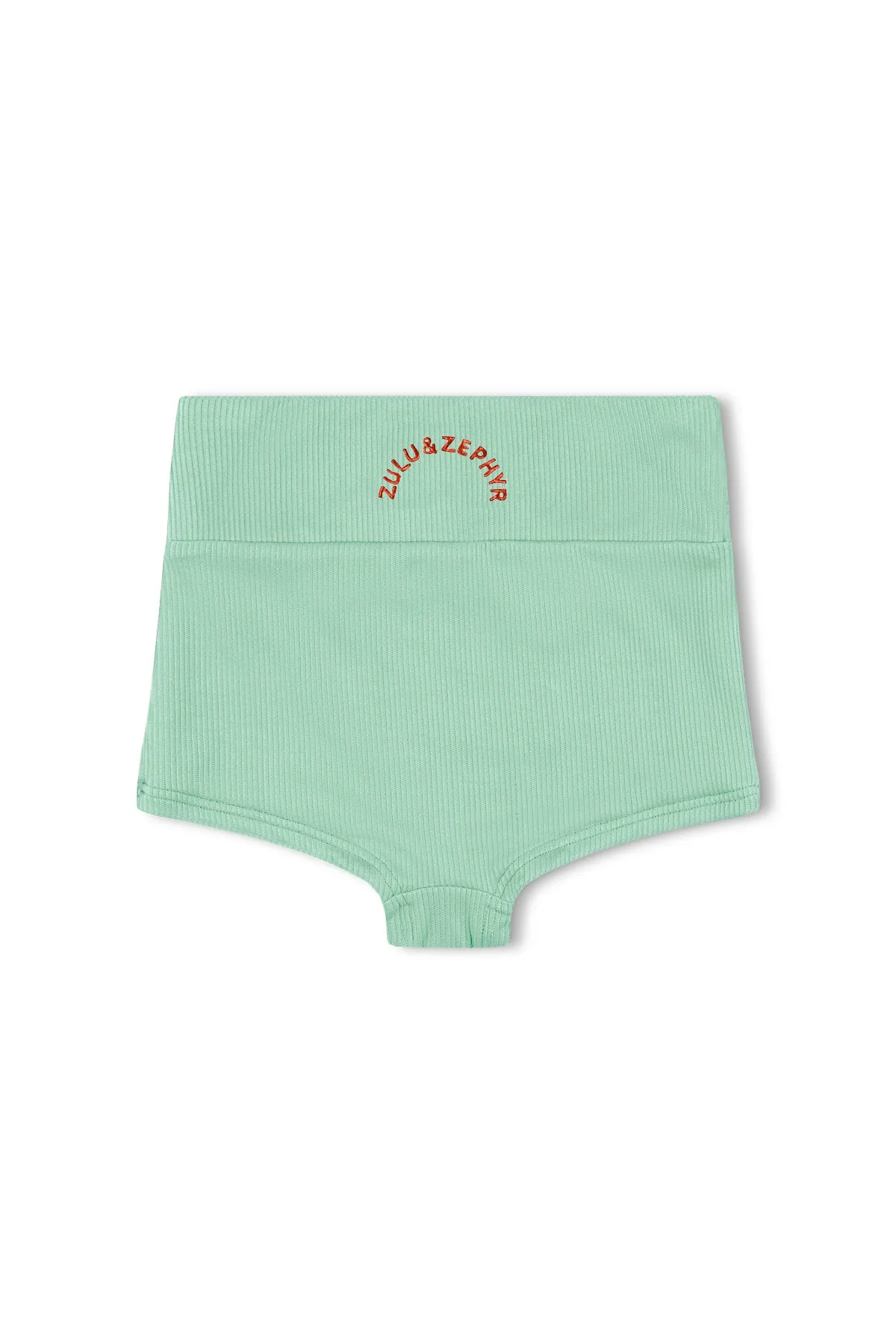 Mini Rib Boy Short - Turquoise