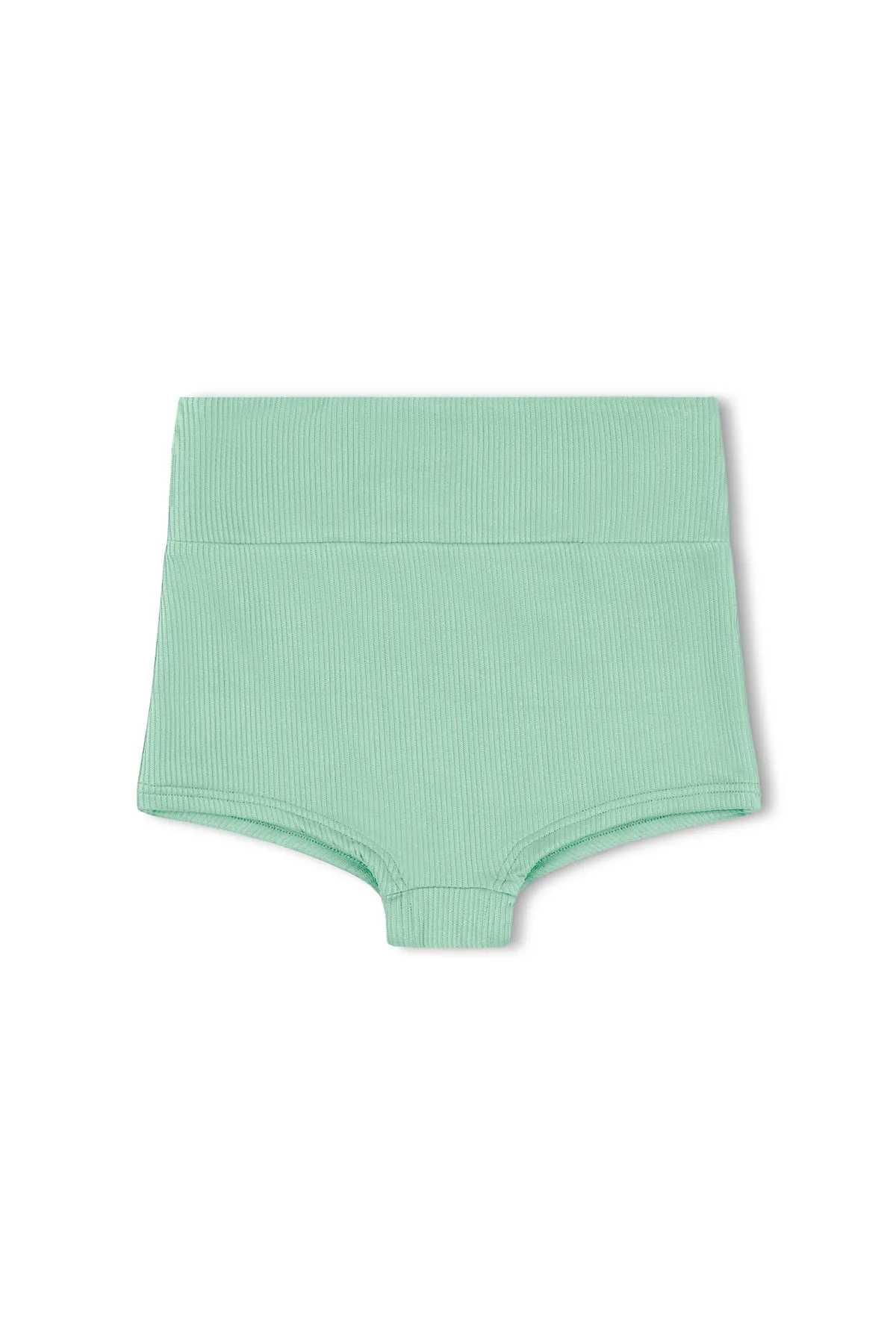 Mini Rib Boy Short - Turquoise